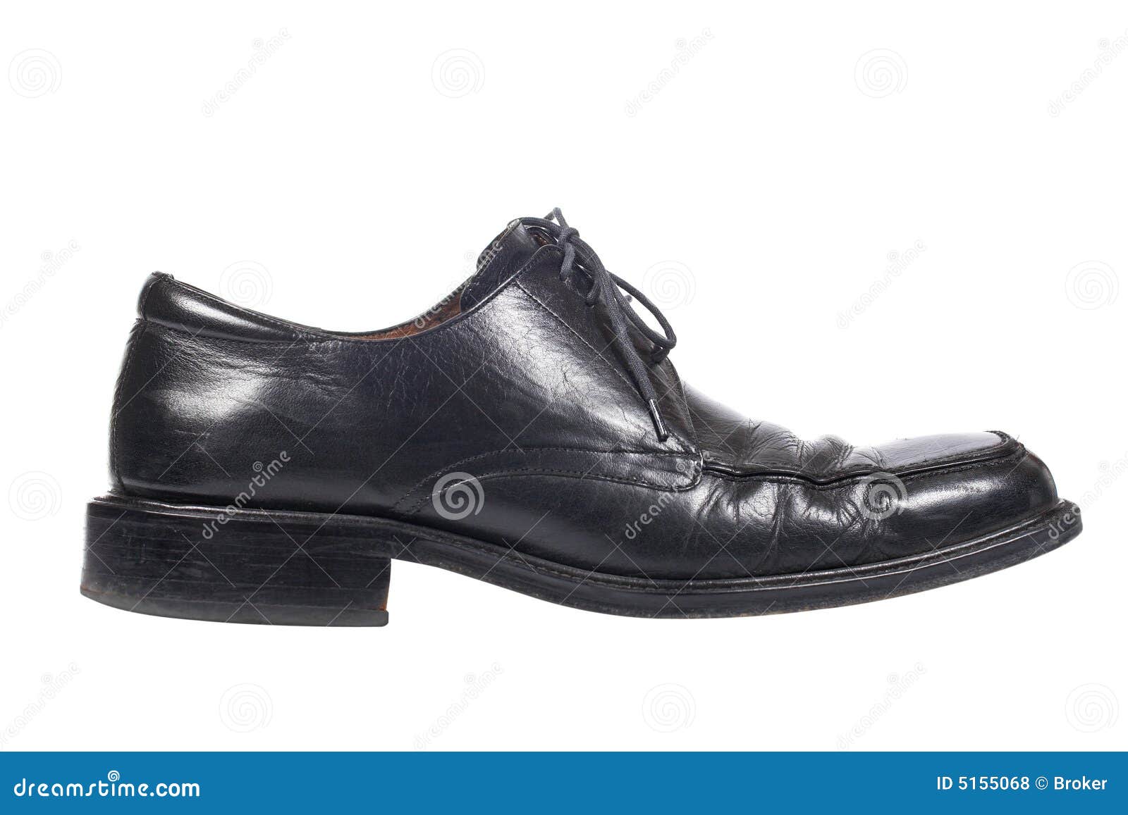 Used black shoe stock photo. Image of comfortable, elegance - 5155068