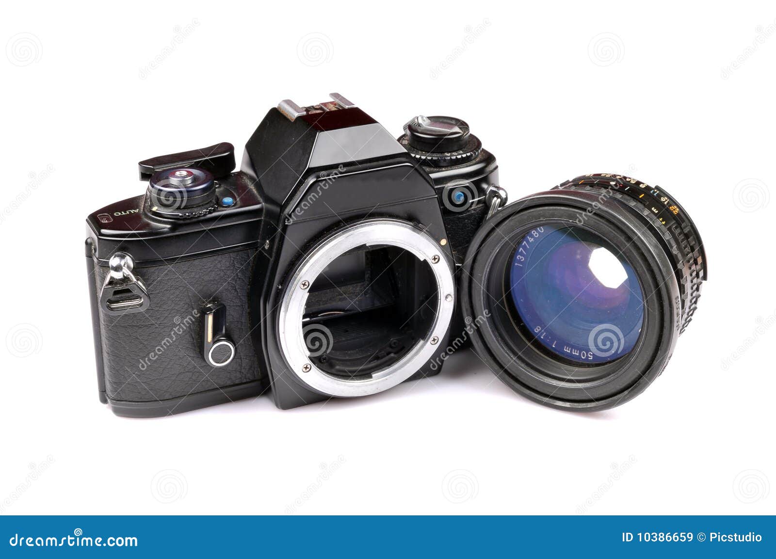 Used camera body and lens stock image. Image of photographer 10386659