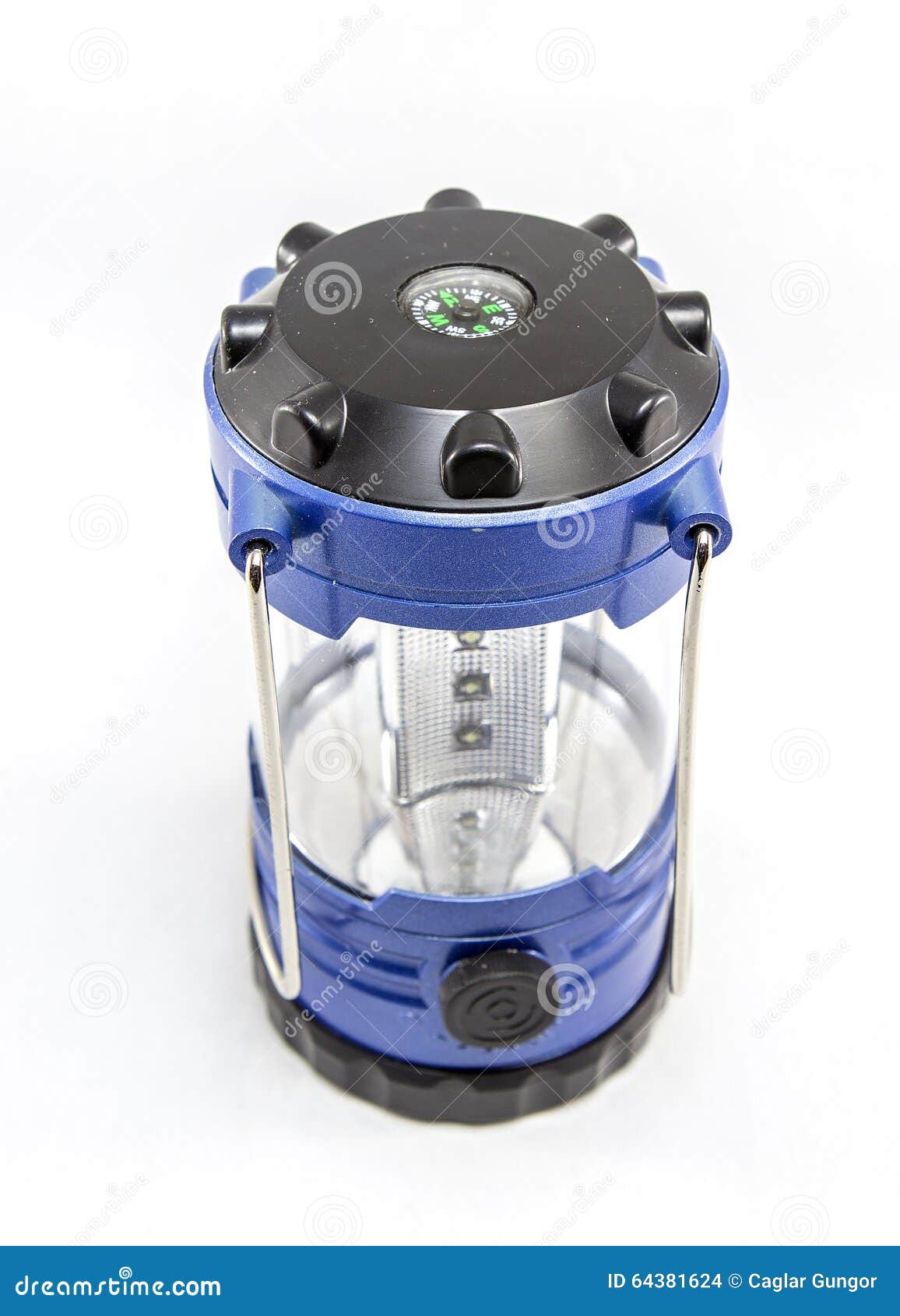 Used Camping Supplies Rechargeable Lantern Stock Photo Image of