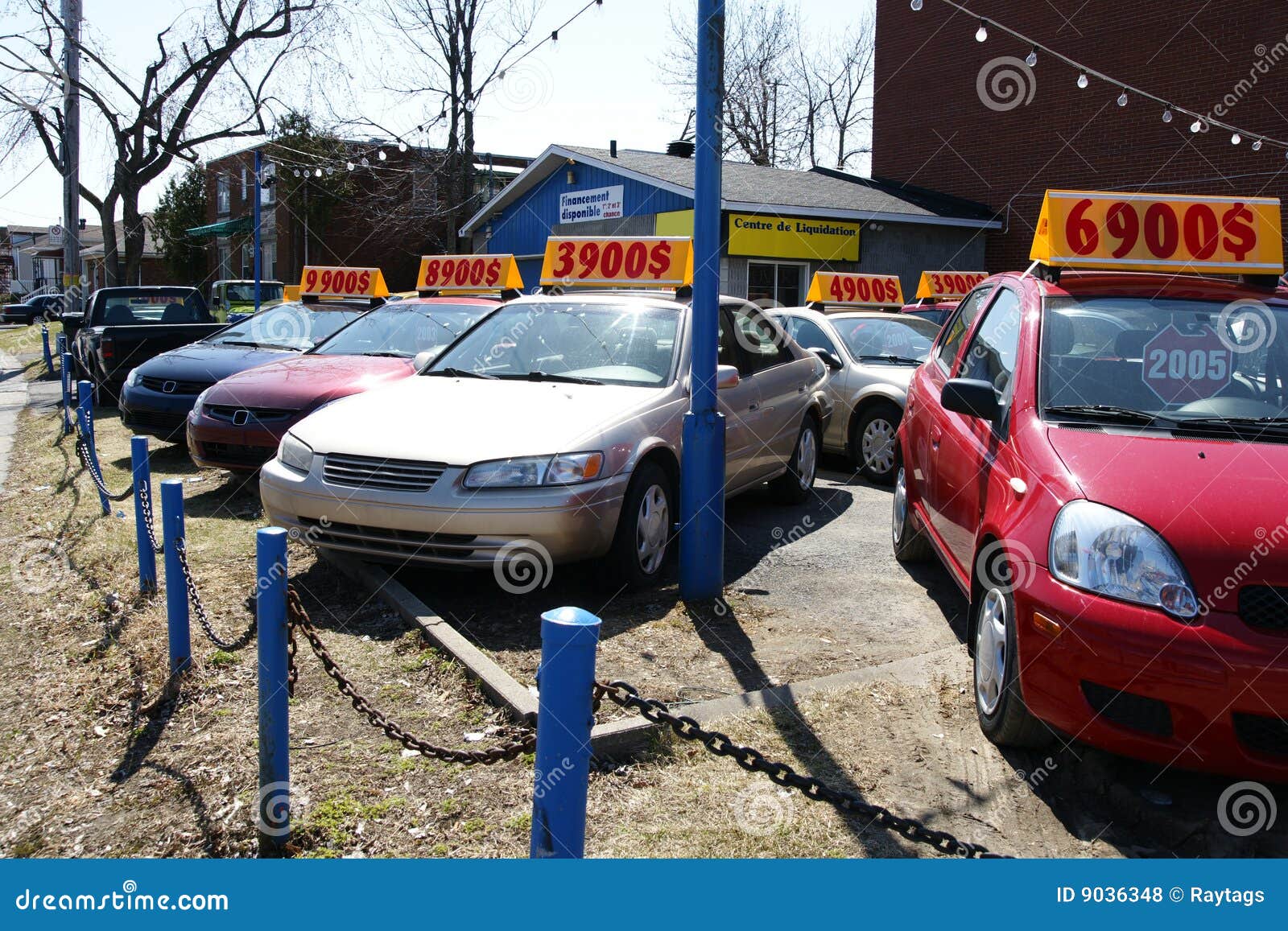 Used cars for sale stock photo. Image of packed, american 9036348
