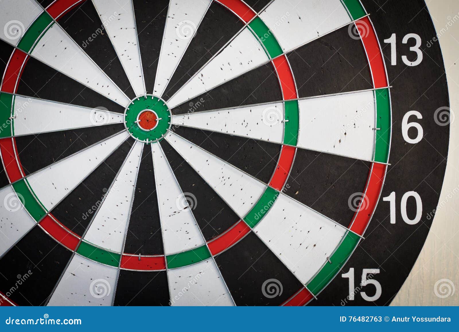 Used Dart Board with holds stock image. Image of sport 76482763