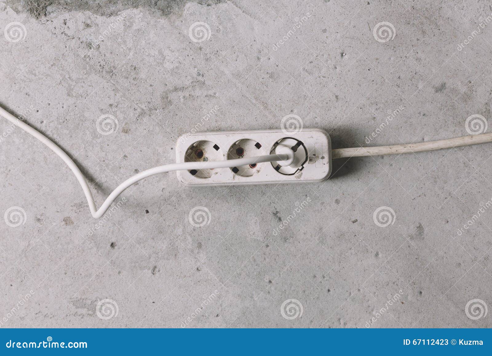 Used Electric Extension Cable Stock Image Image of extension, life