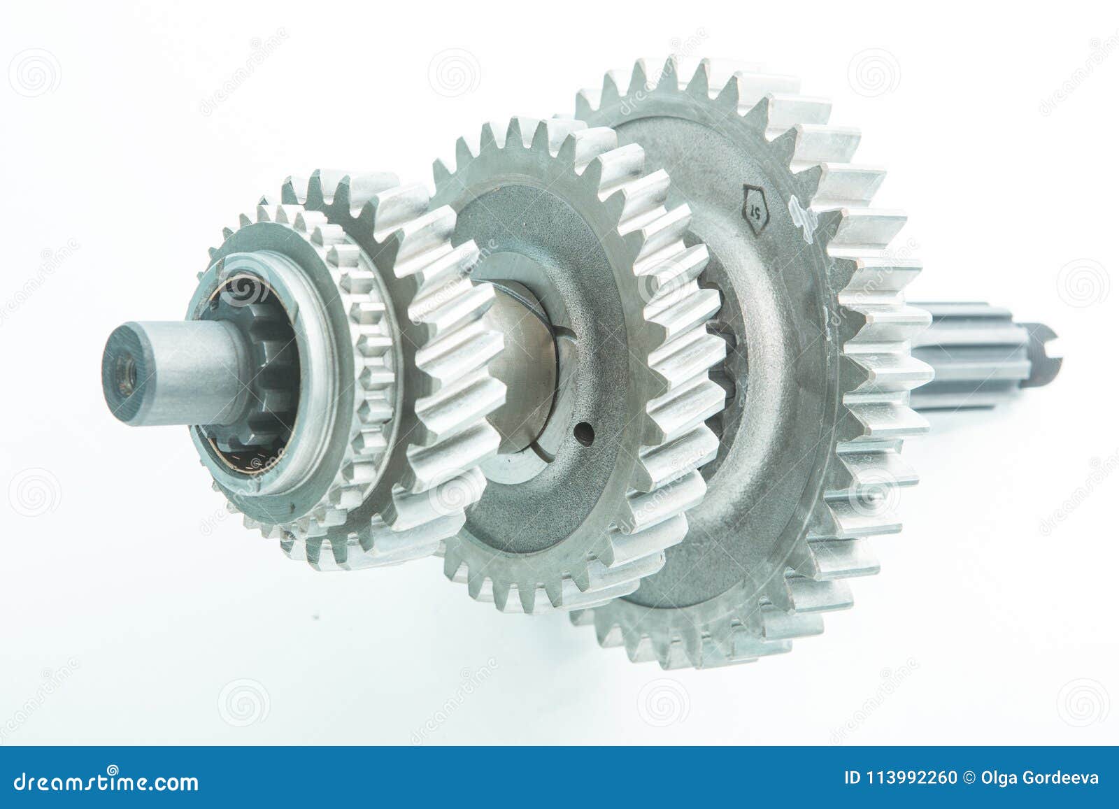 Used Gear for Replace in Car Engine Stock Photo Image of machinery