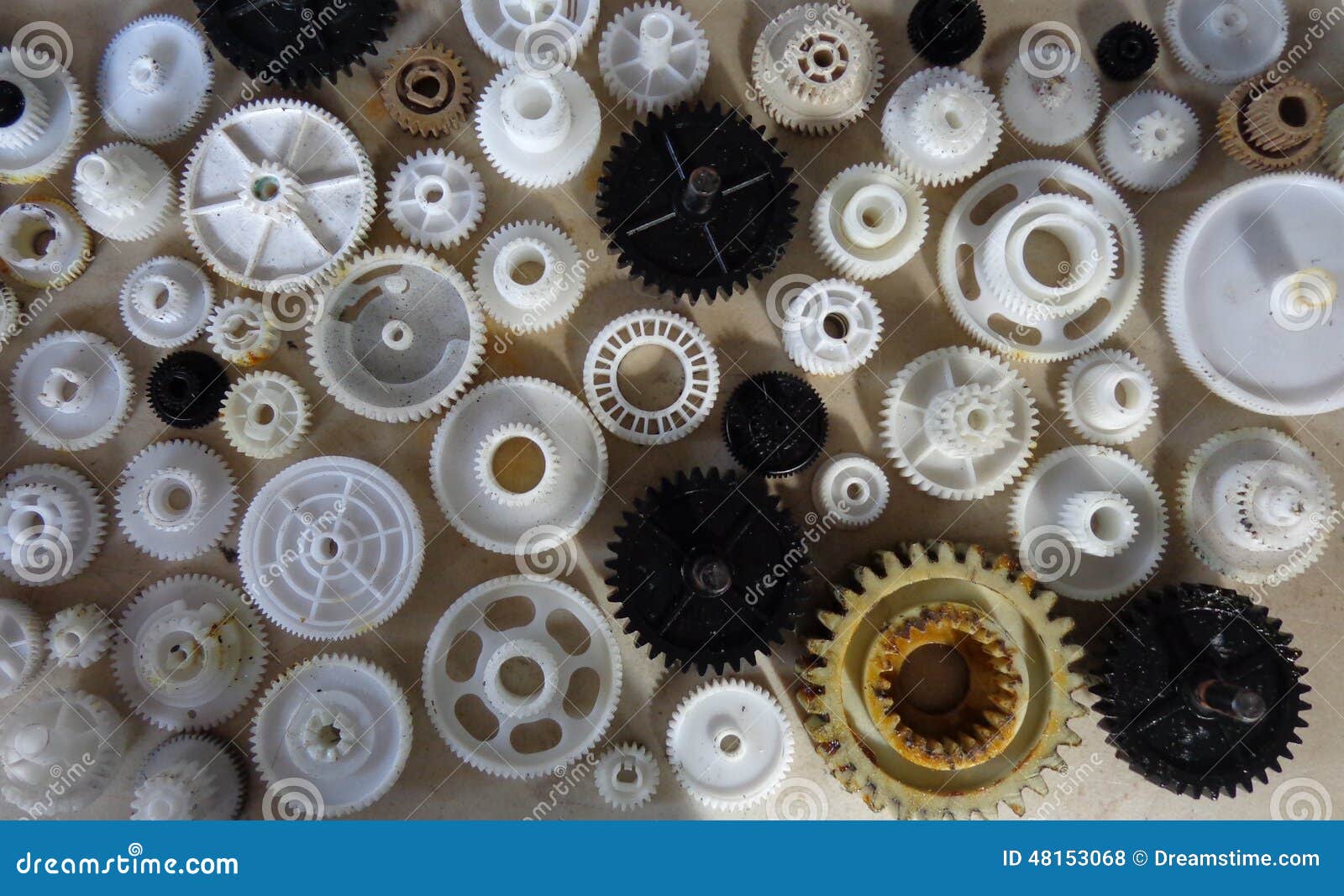 Used Gears stock photo. Image of gears, used, electronic 48153068