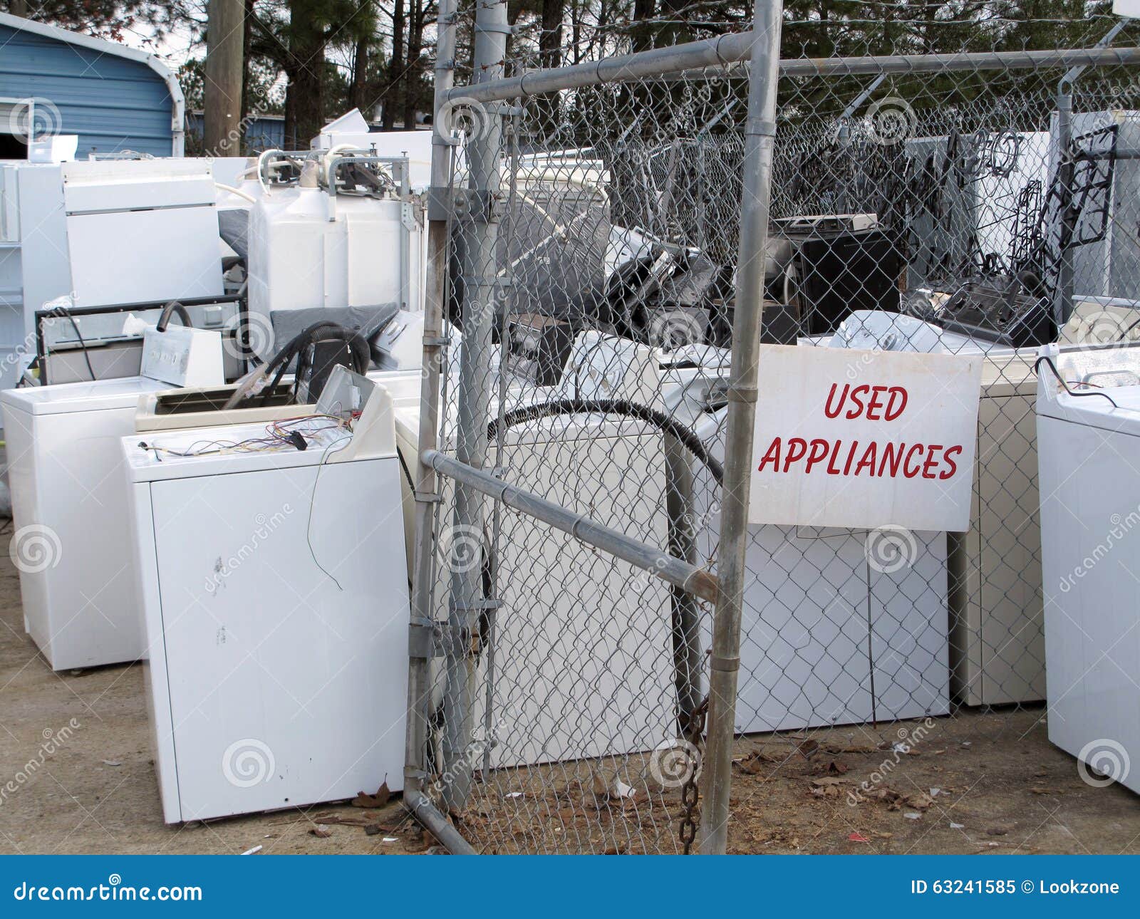 Used Home Appliances stock image. Image of hoses, assembled 63241585