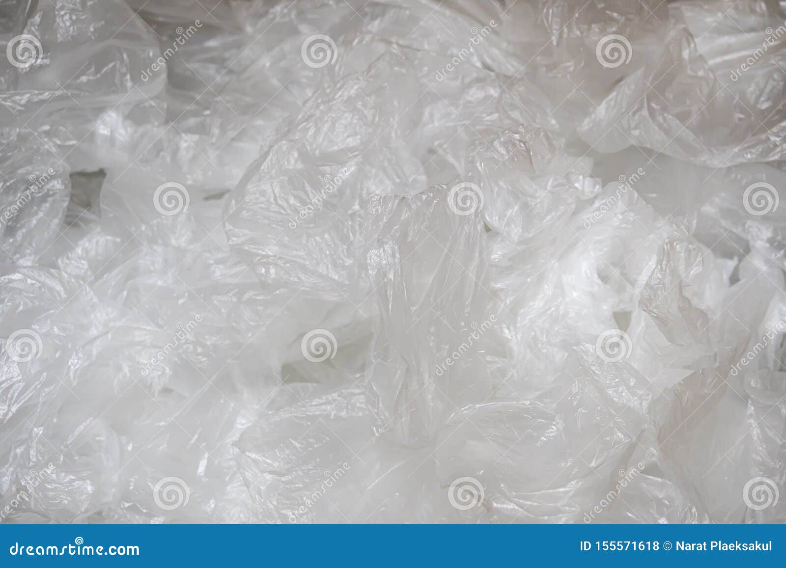 Used Plastic Bag in Paper Box Stock Photo Image of disposal