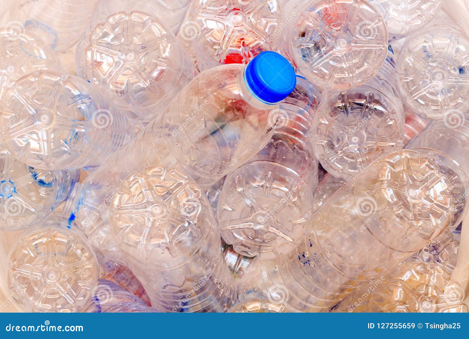 Used Plastic Bottles for Recycling. Stock Image Image of container