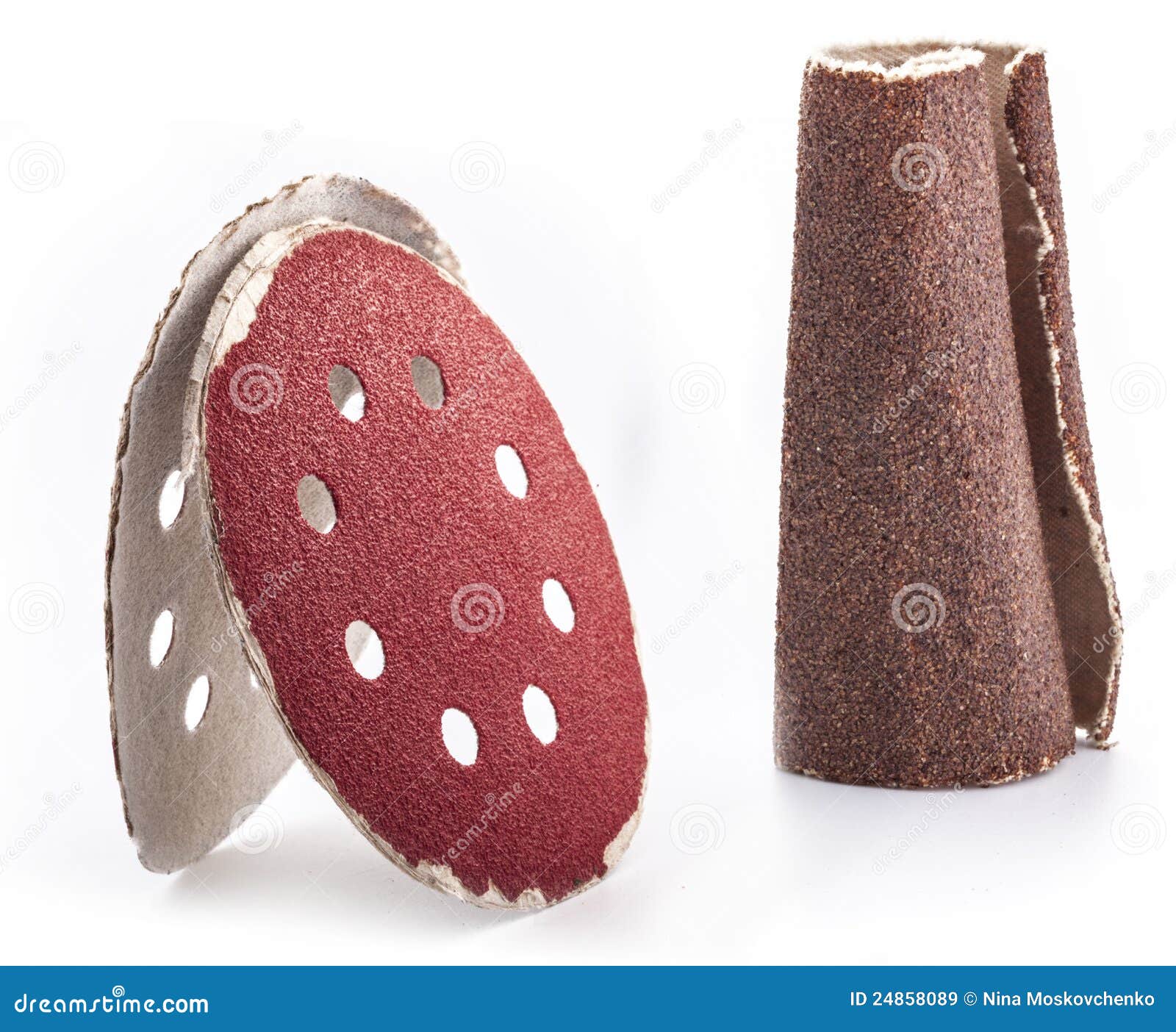 Used sandpaper stock image. Image of abrade, decorate 24858089