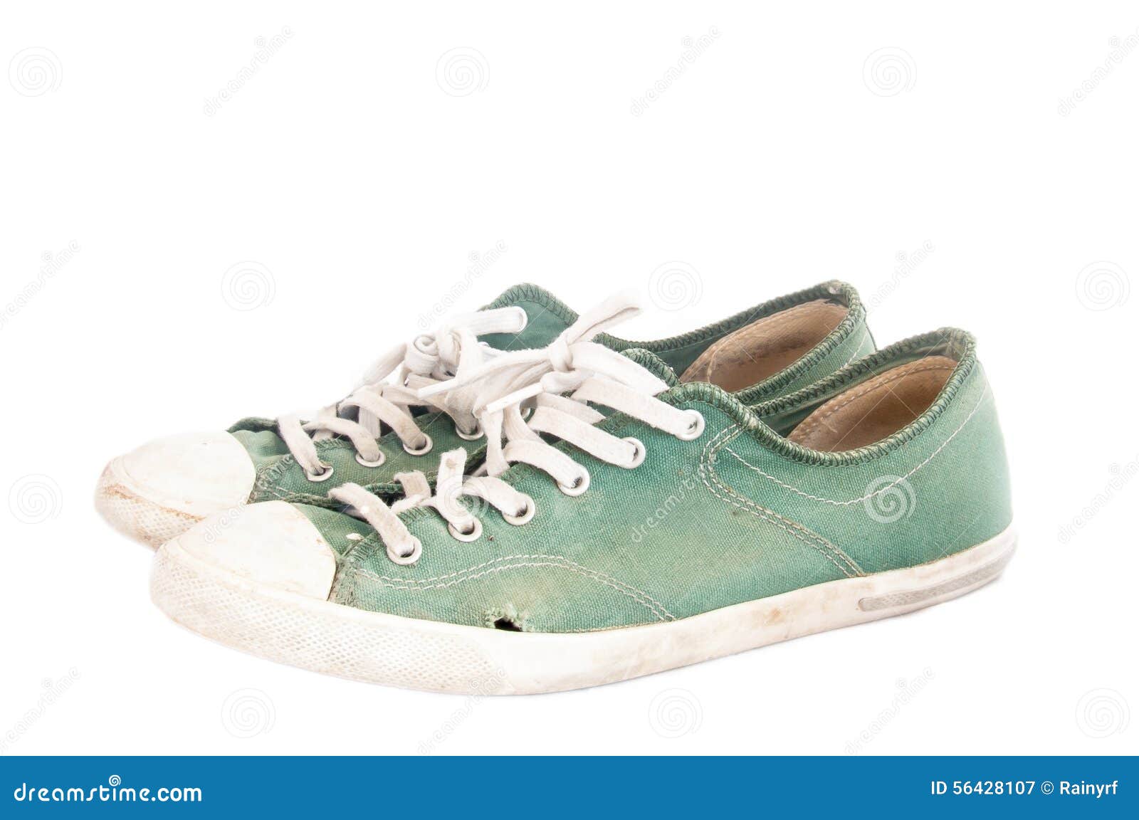 Used Shoes stock image. Image of skate, brown, sneakers - 56428107