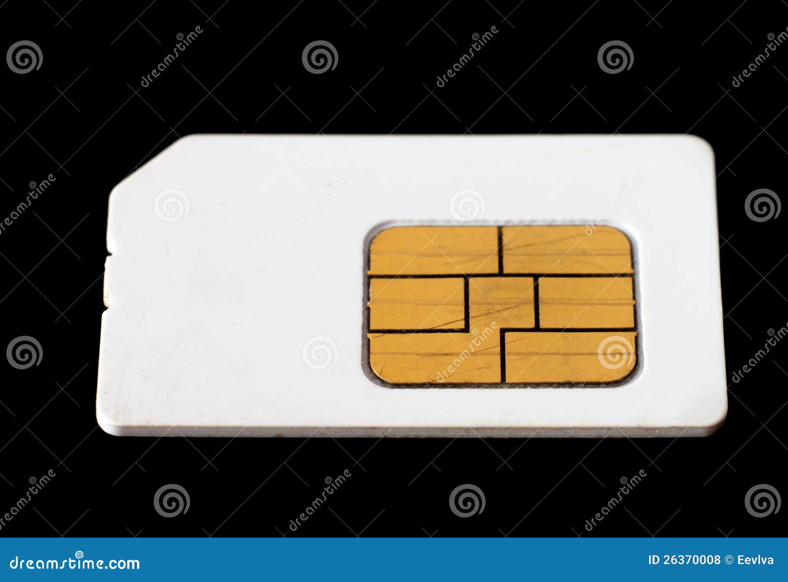 Used sim card. stock photo. Image of cellphone, mobile 26370008