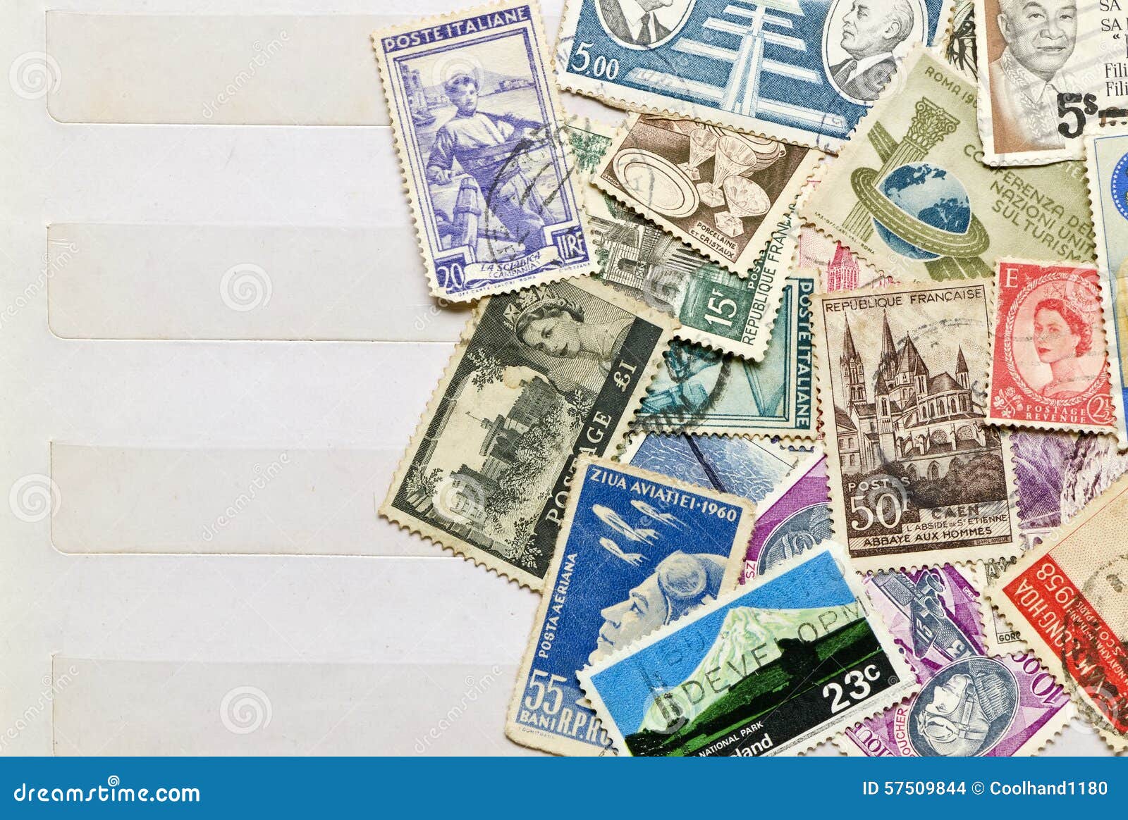 Used stamps mail editorial stock image. Image of post 57509844