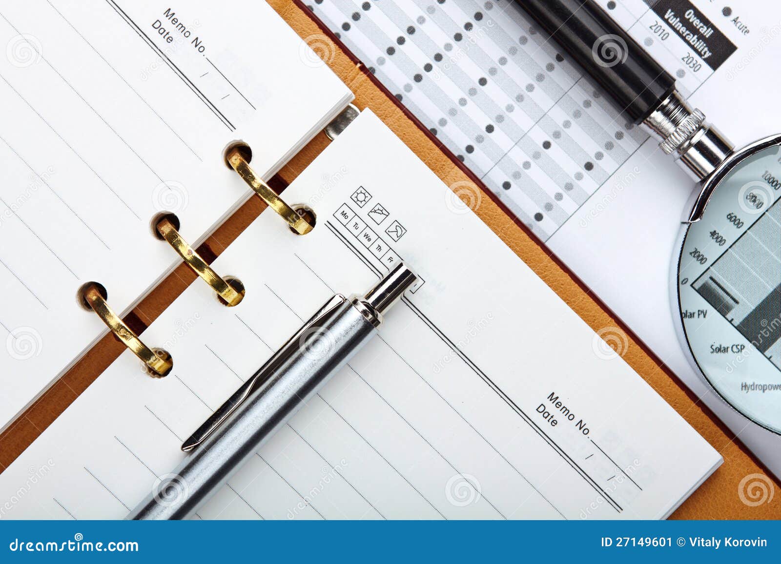 Useful office equipment stock image. Image of memo, black 27149601