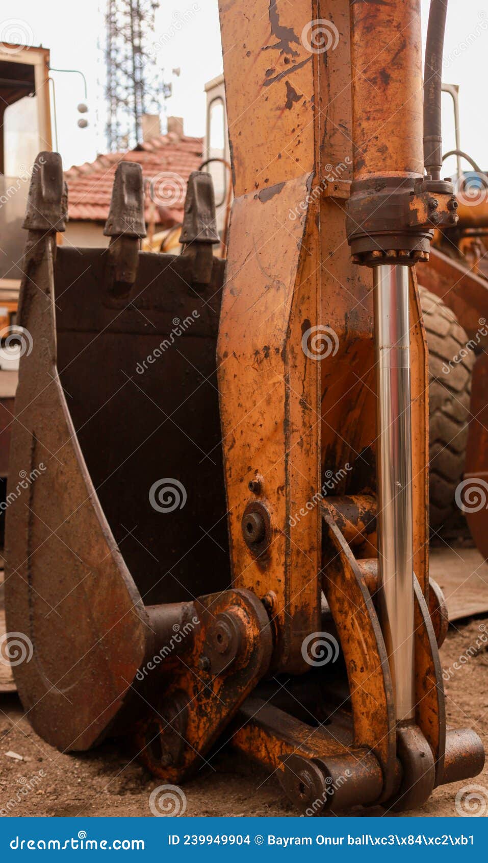 Scrap Construction Equipment Stock Photo Image of junk, construction