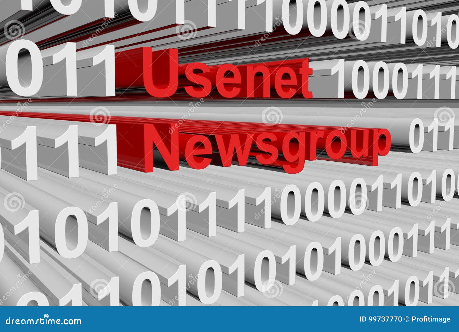 Usenet Newsgroup Stock Illustration Illustration Of Online 99737770
