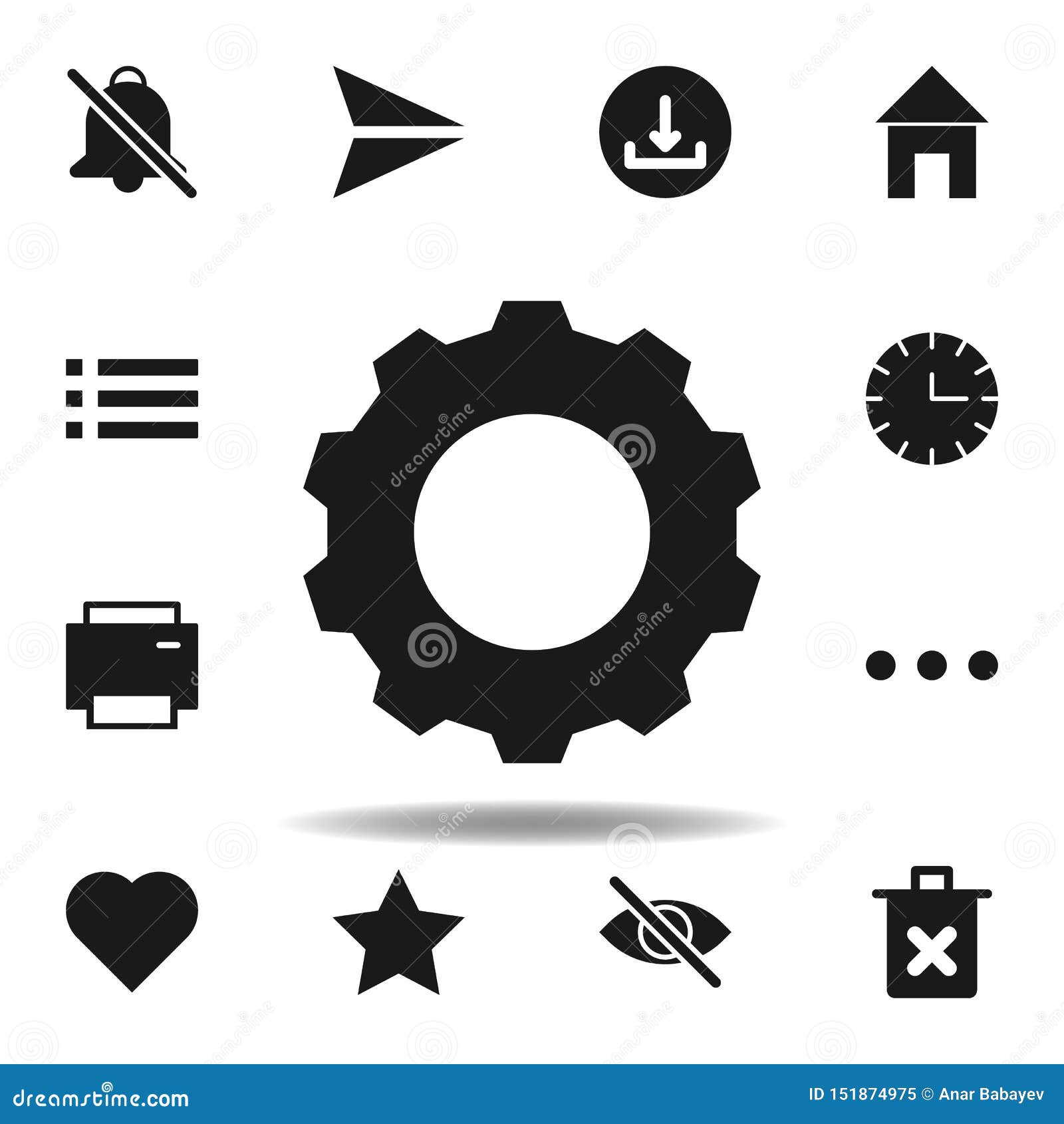 user gear setting icon. set of web  icons. signs, s can be used for web, logo, mobile app, ui, ux