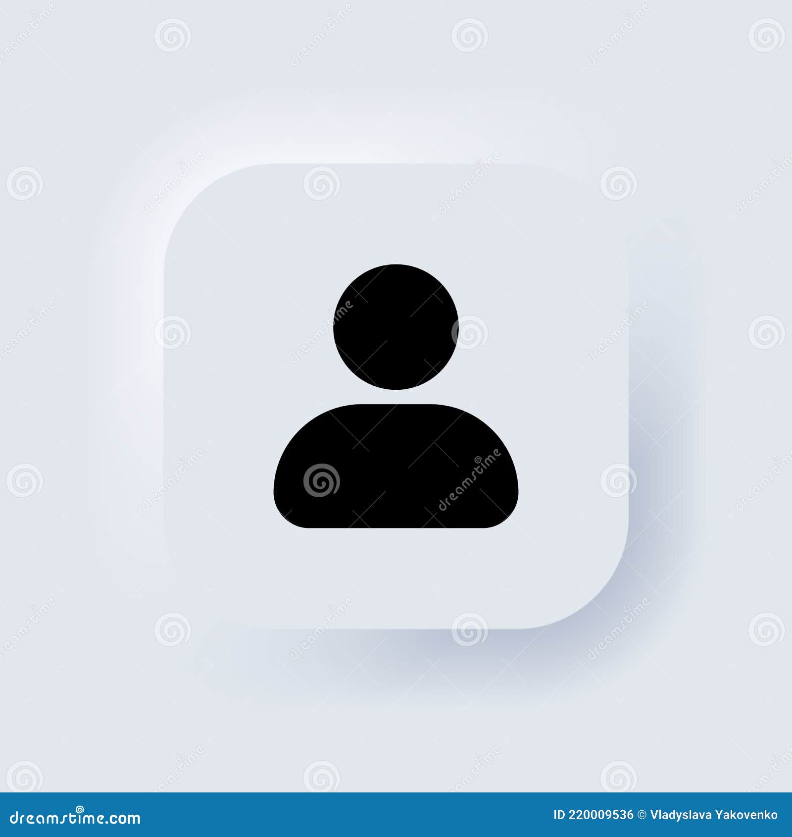 User profile icon. Avatar, user sign icon. Vector EPS 10.