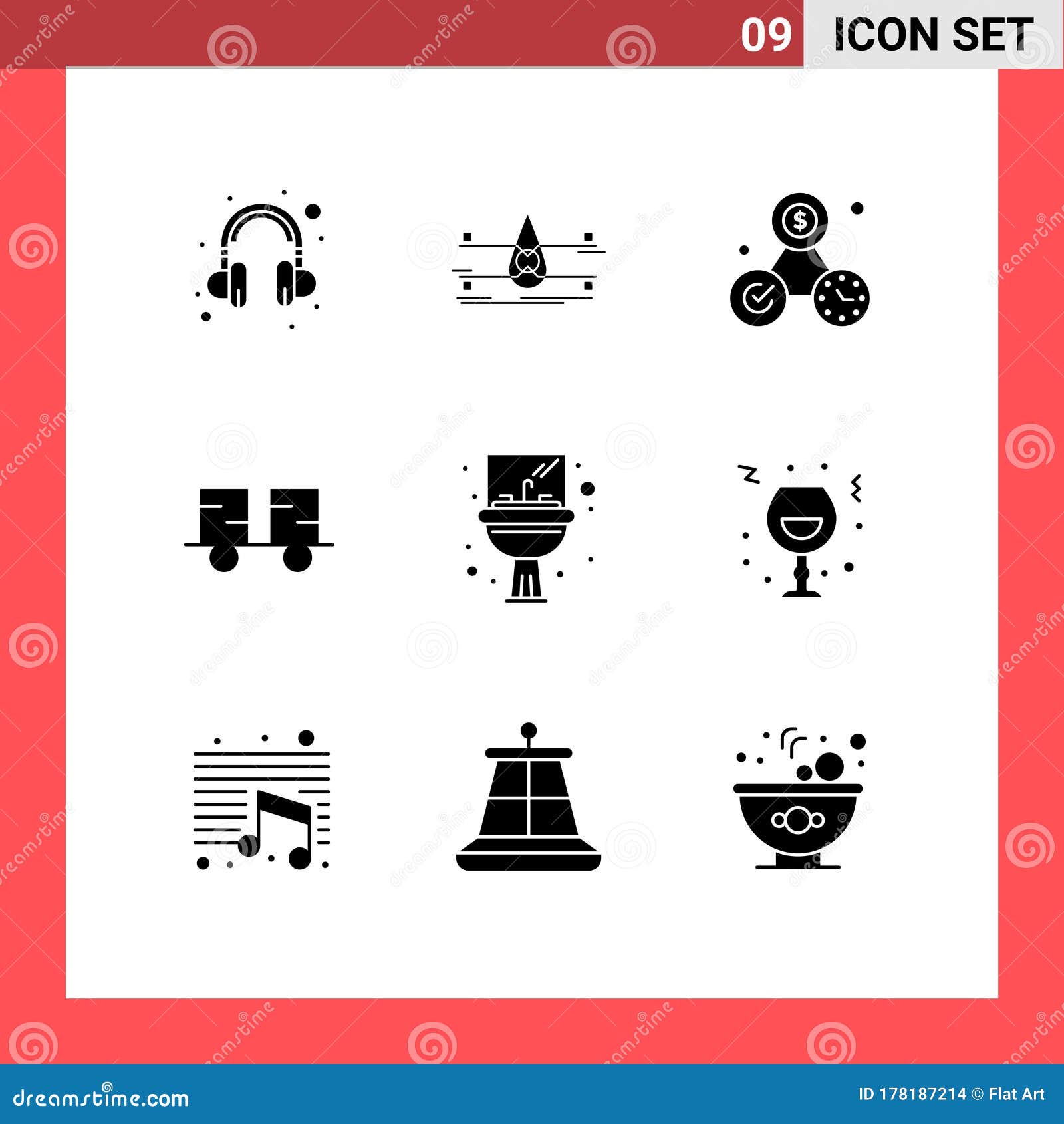 9 User Interface Solid Glyph Pack Of Modern Signs And Symbols Of Bathroom Forklift Truck Clock Forklift Caterpillar Vehicles Stock Vector Illustration Of Celebration Nautical 178187214