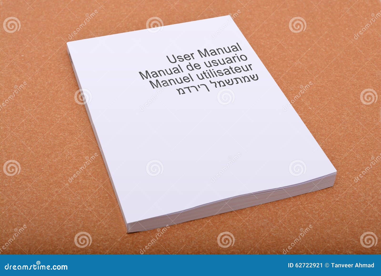 user manual book cover with multiple languages