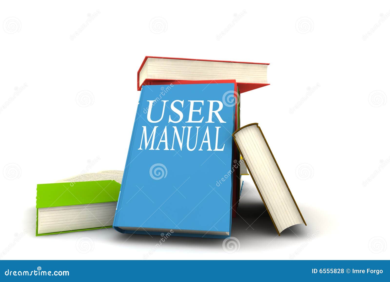 User Manual Books Stock Illustration Illustration Of