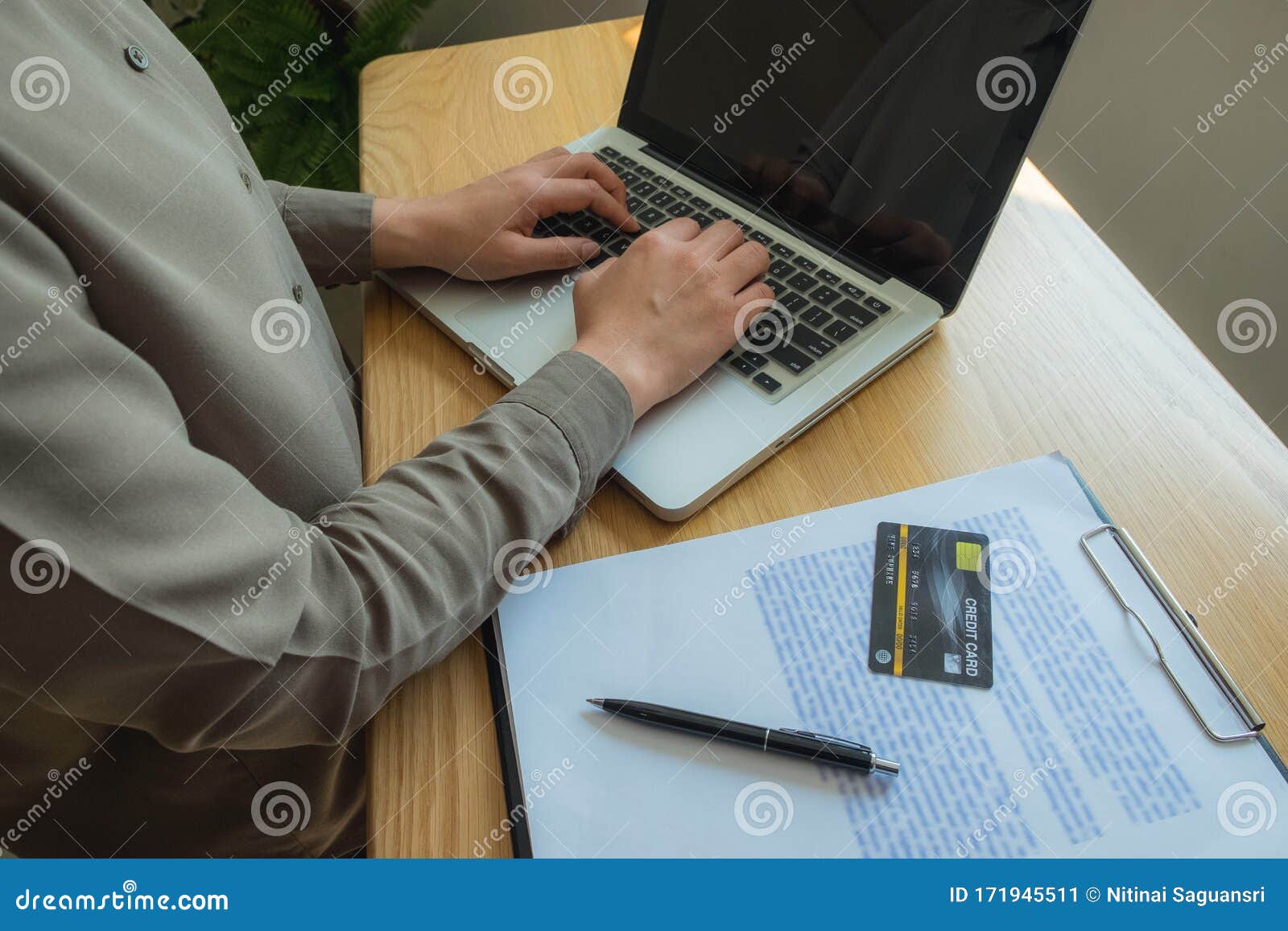 using credit cards for online purchases or demanded products