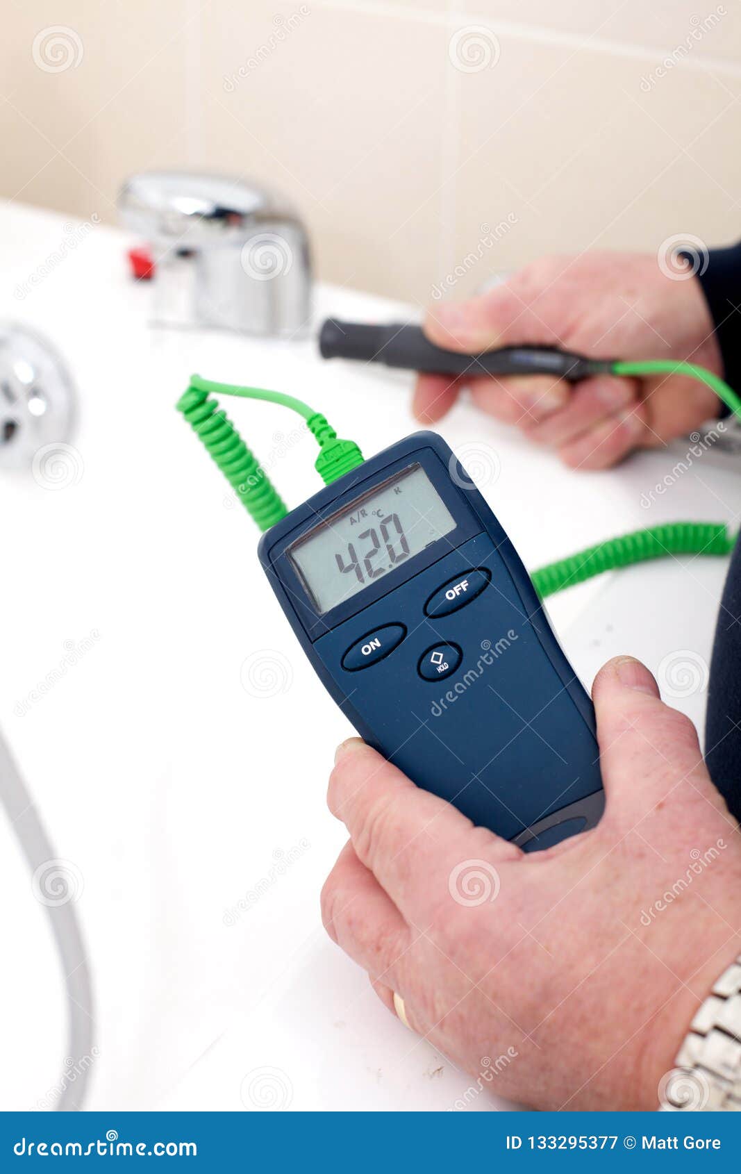 Digital thermometer stock image. Image of legislation Circuit Diagram