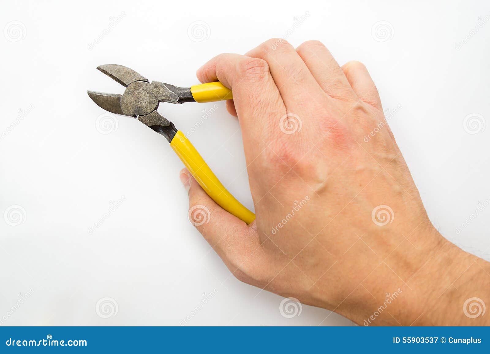 Using nippers stock image. Image of idea, pincers, instrument 55903537