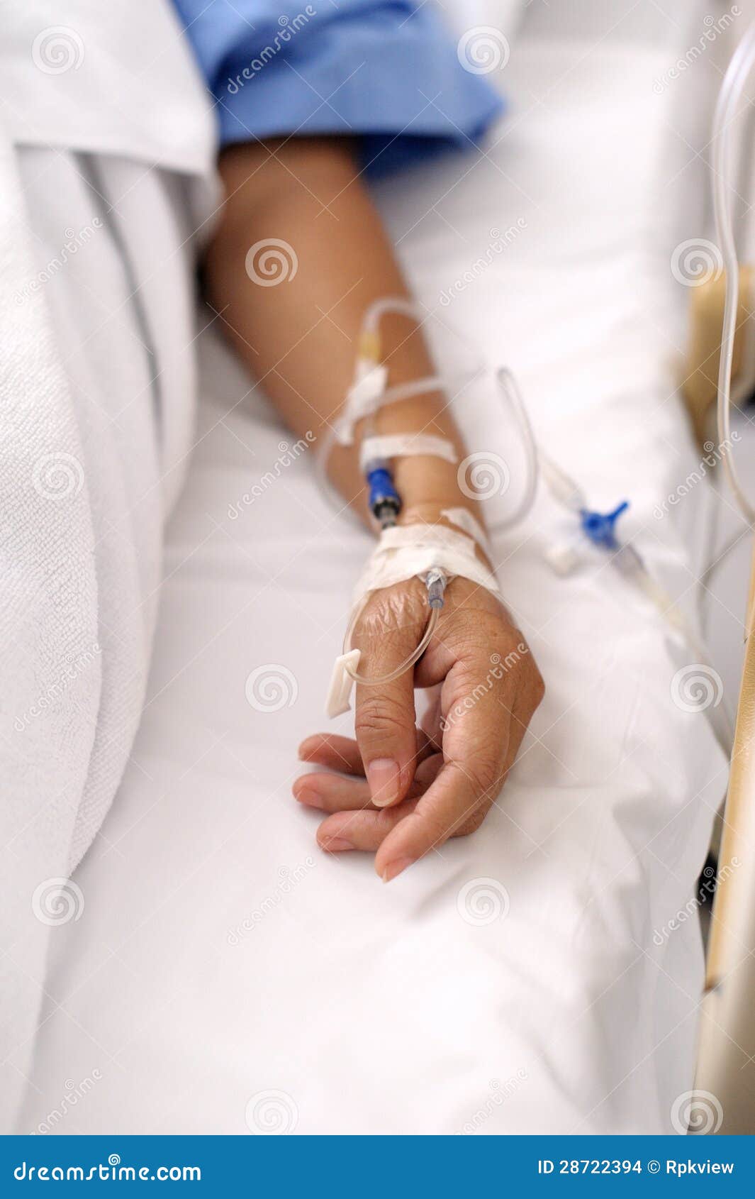 Using a Syringe with the Patient Stock Photo Image of drip, closeup 28722394