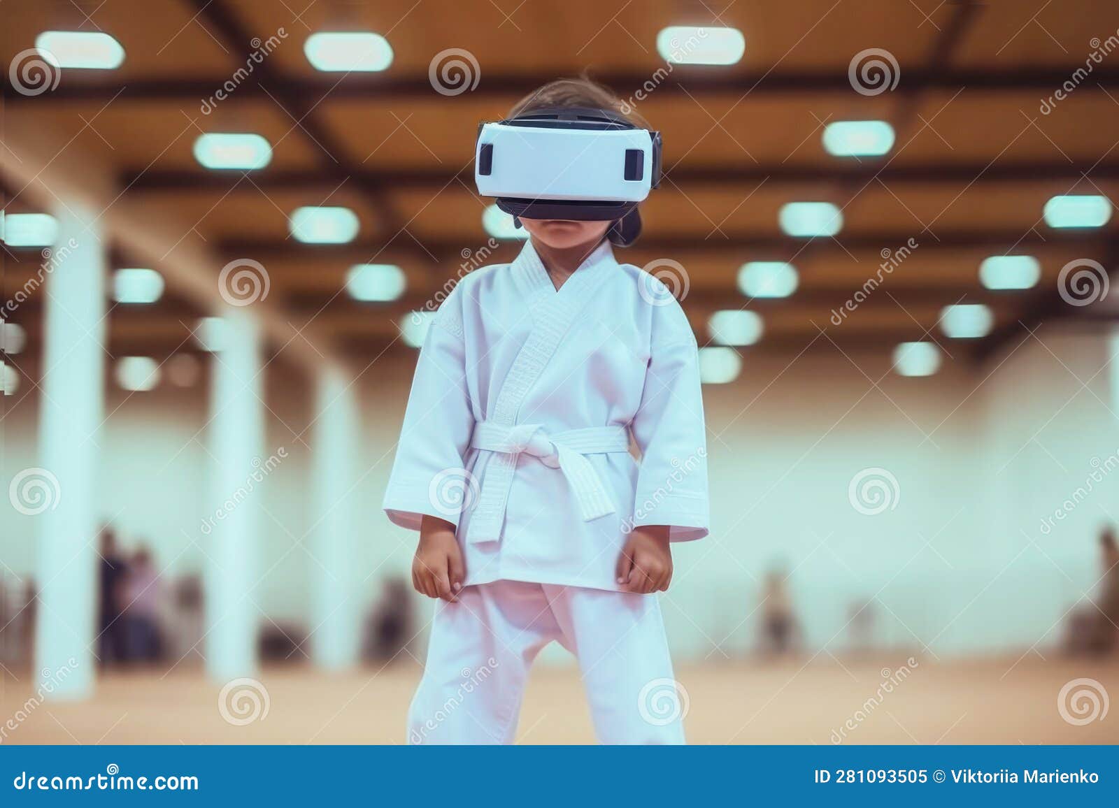 Using Virtual 3D Glasses, a Boy Karate Kid Introduces Digital Innovation To the World of Karate