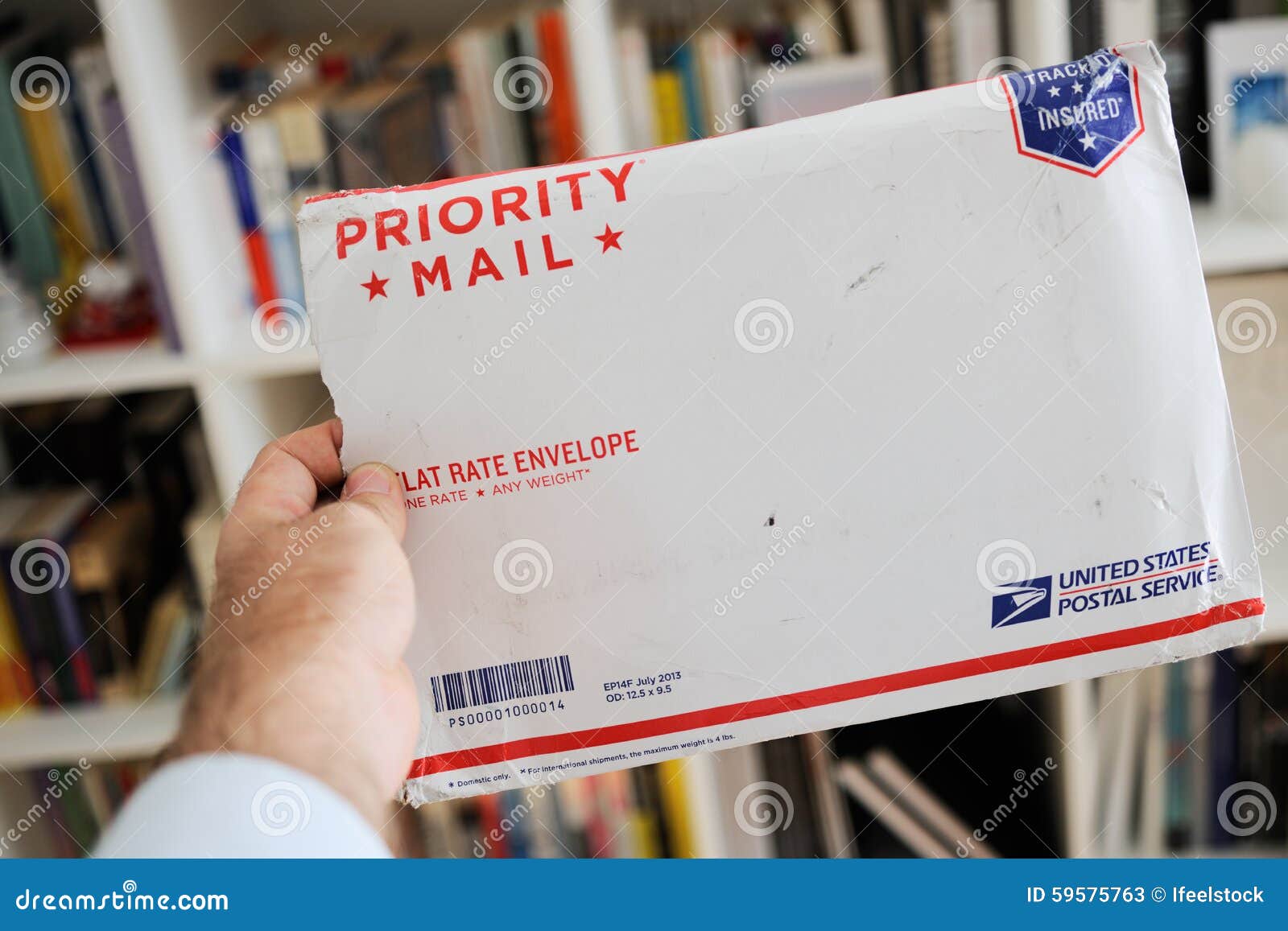 USPS United States Postal Service Parcel Envelope in Man S Hands Editorial  Stock Photo - Image of cargo, postage: 59575763