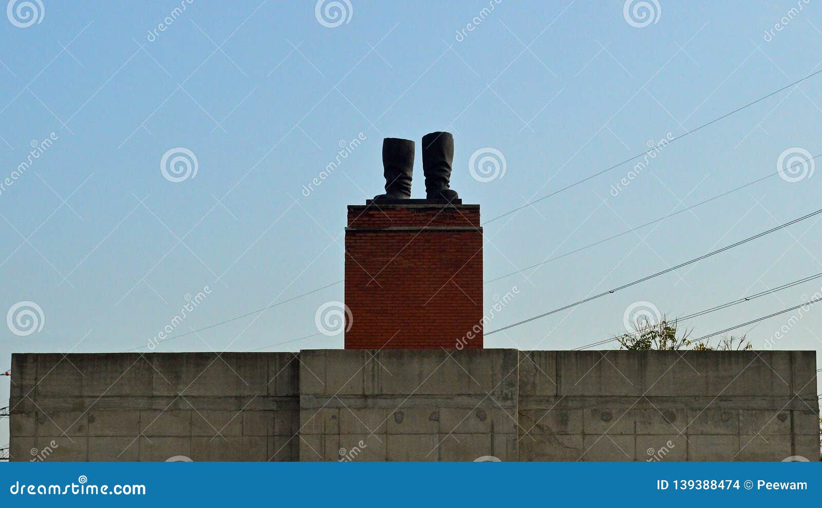 stalin boots at memento park budapest hungary