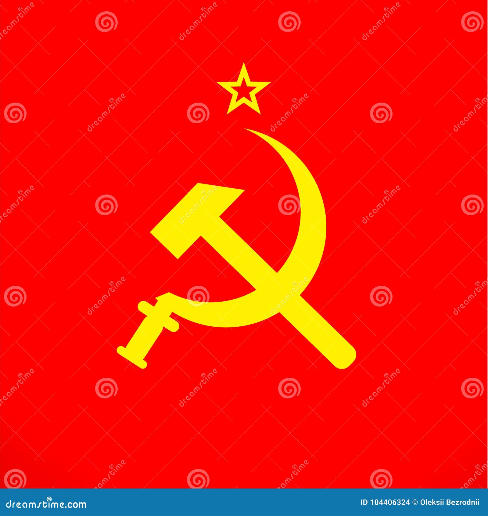 ussr sickle and hammer soviet russia union 