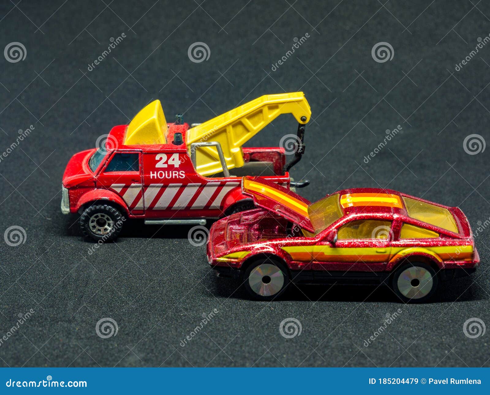 https://thumbs.dreamstime.com/z/usti-nad-labem-czech-republic-toy-cars-tow-truck-hook-car-open-engine-cover-185204479.jpg