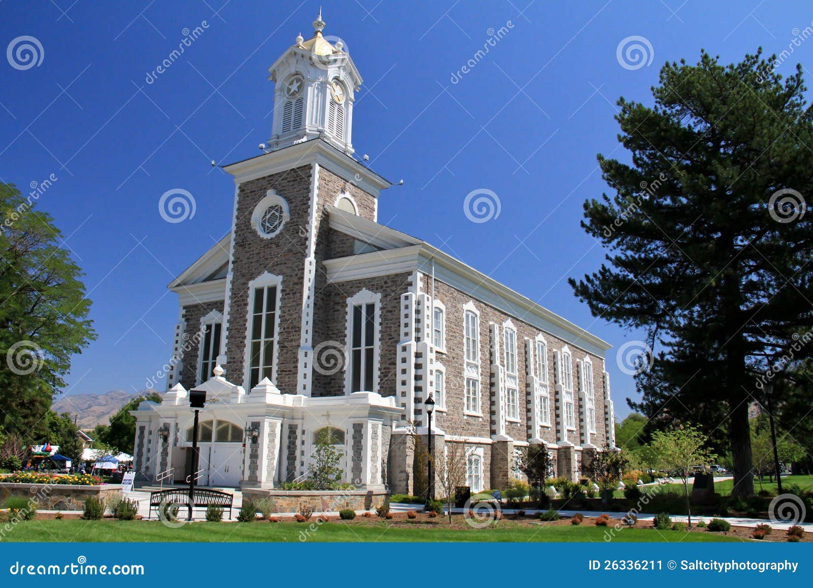 Utah Logan Mormon Tabernacle Stock Image Image 26336211