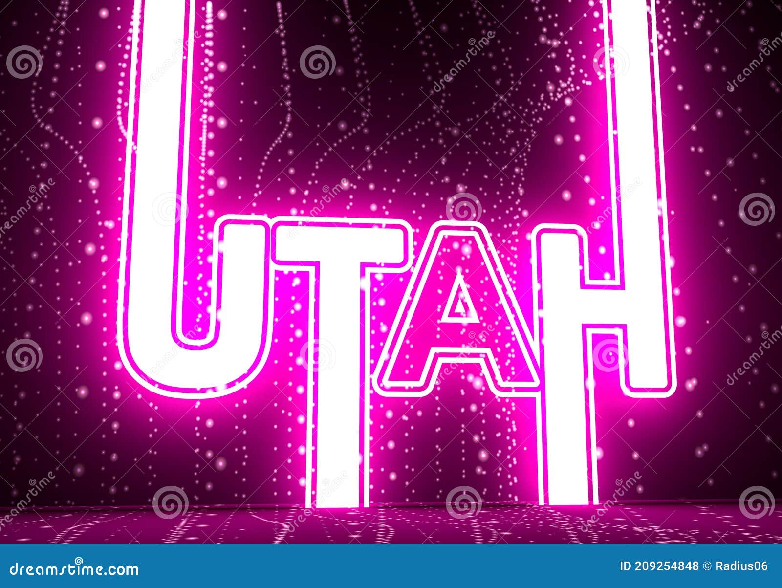 Utah state name. stock illustration. Illustration of america 209254848
