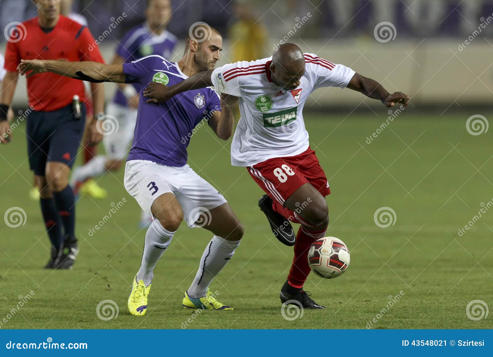 Ferencvarosi TC V DVSC - OTP Bank Liga 2-0 Editorial Stock Image