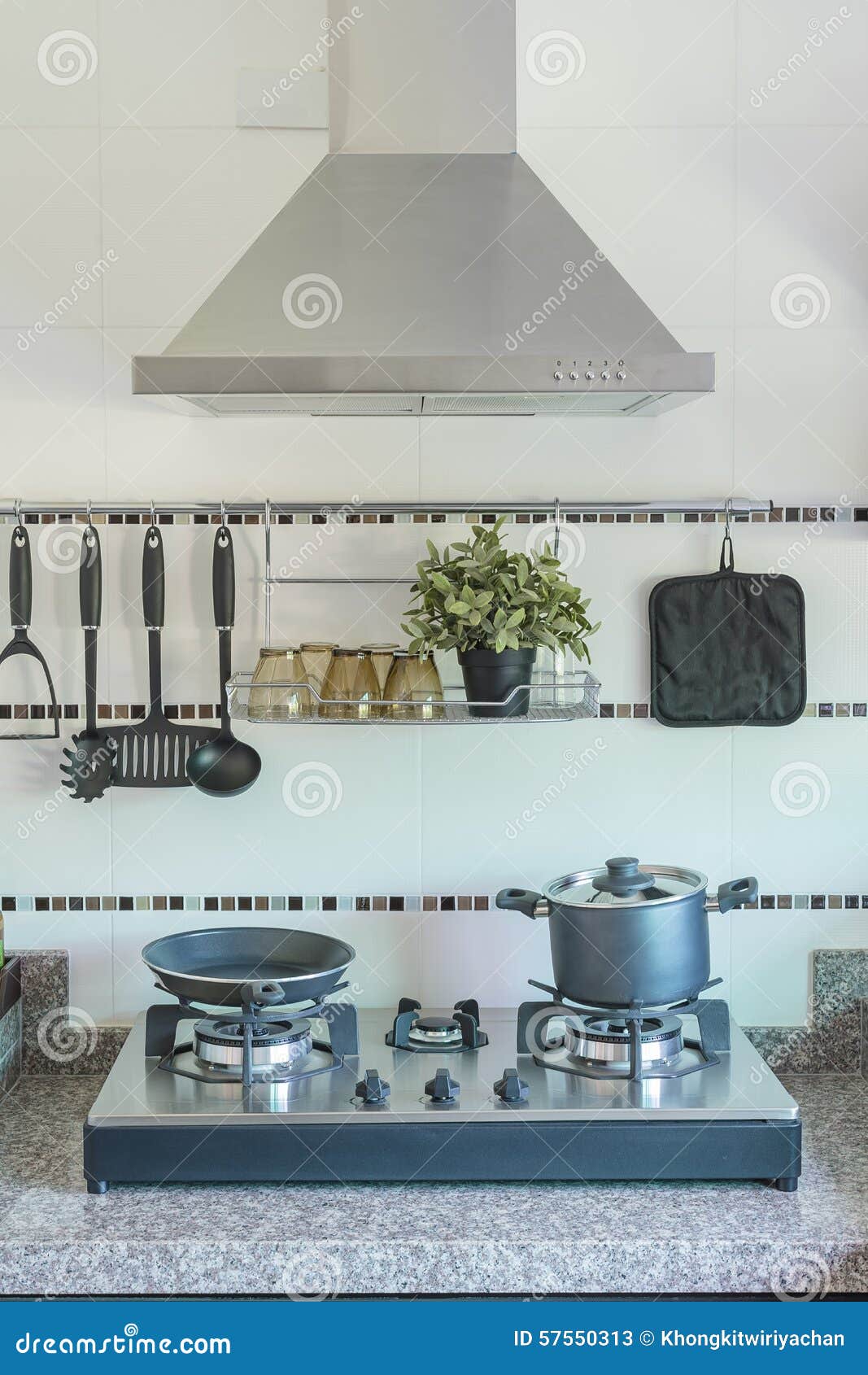 Utensil in kitchen room stock image. Image of color, cooker 57550313