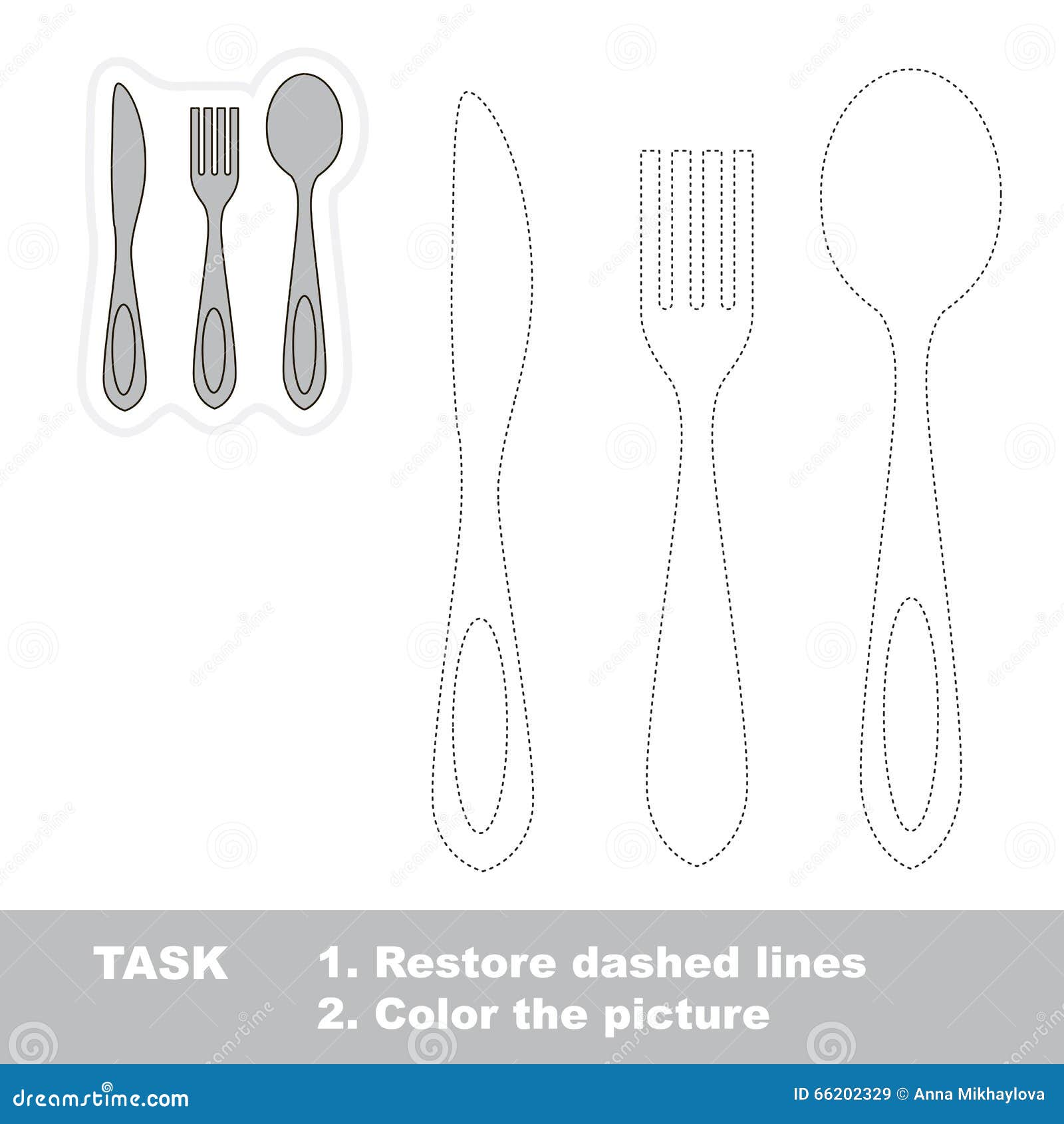 Try Kitchenware Coloring: The Fork Game - SplashLearn