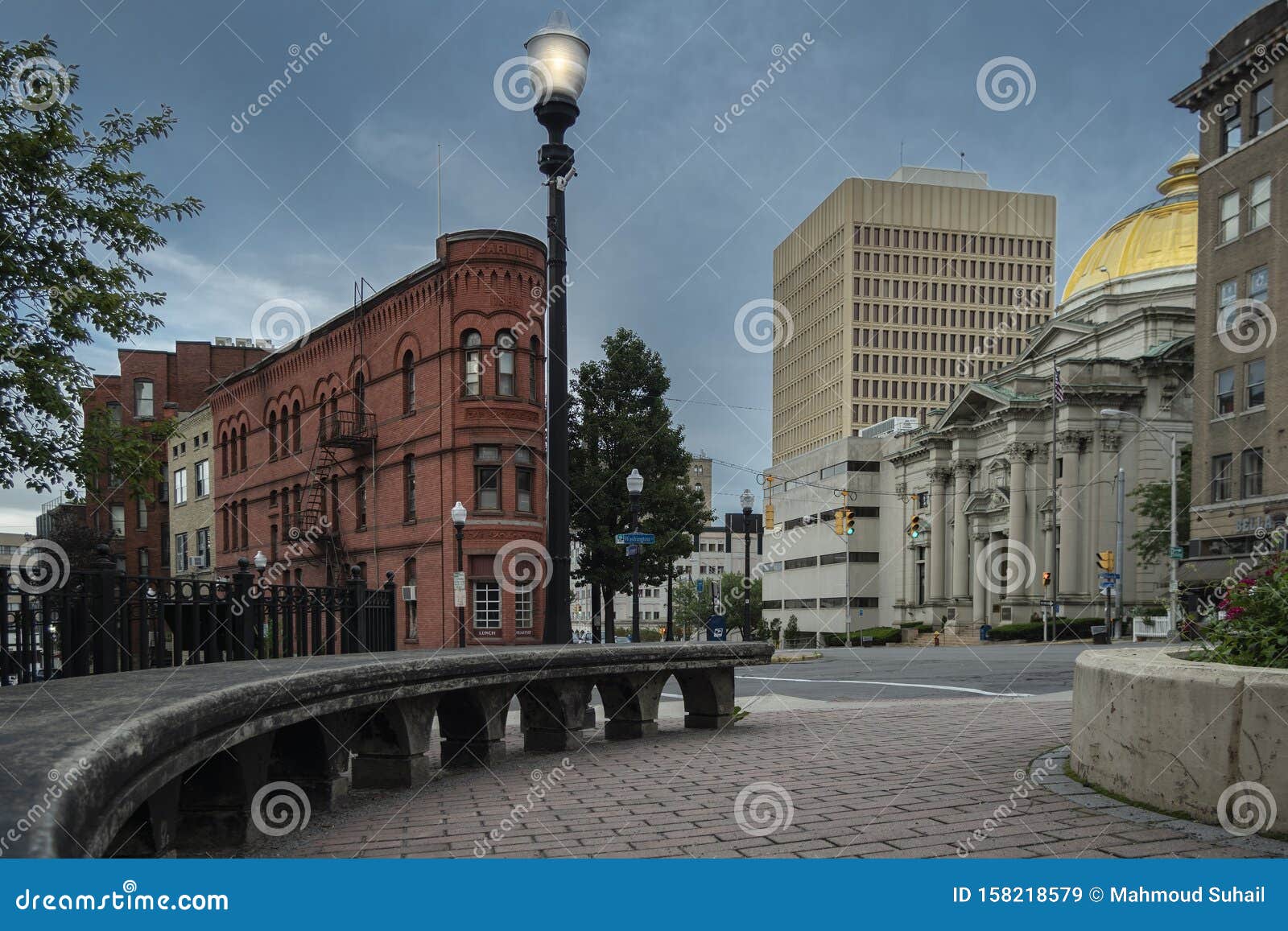 Utica Ny September 09 2019 Historic Building In Lower Genesee