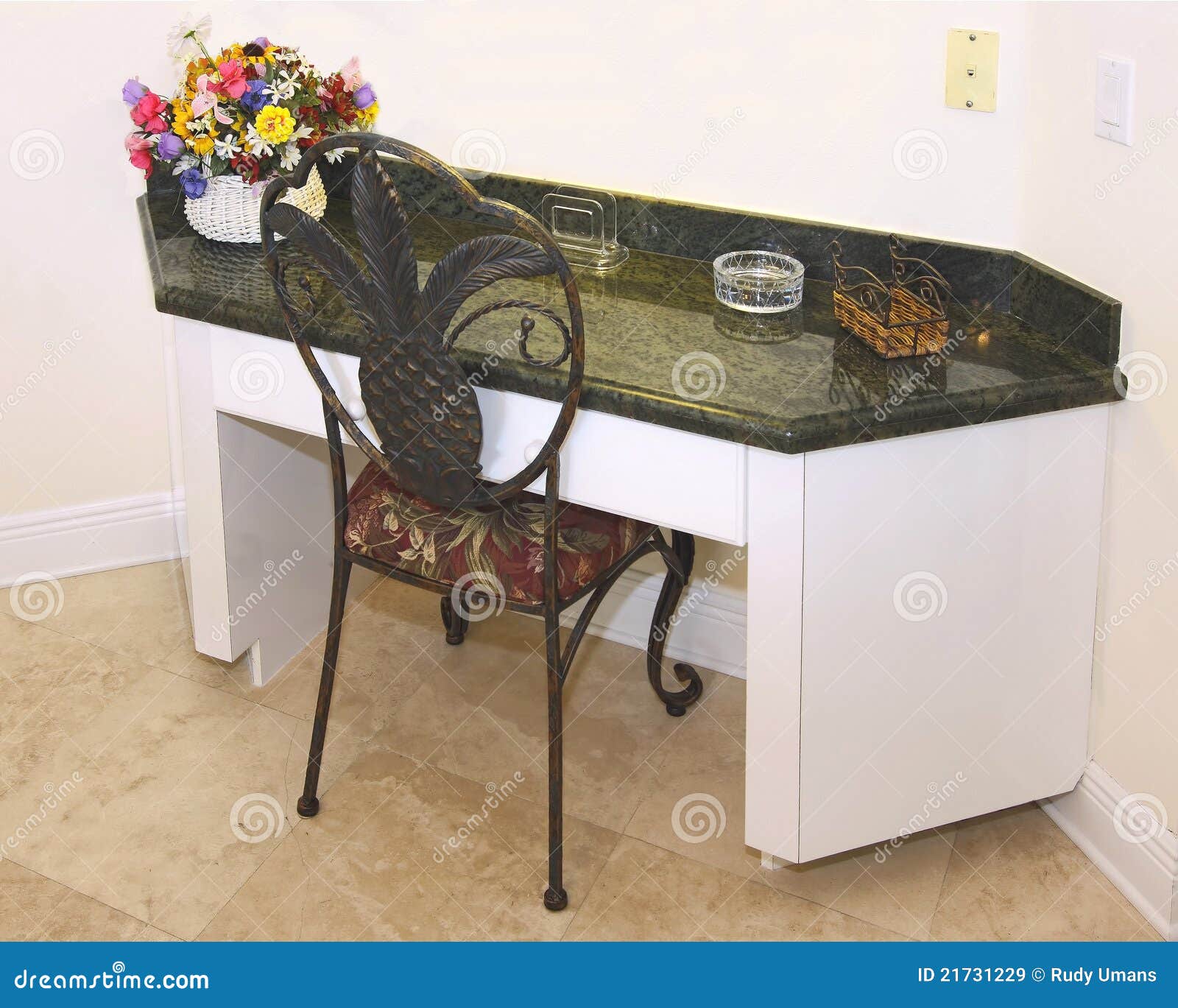 Utility desk stock image. Image of green, wood, stone 21731229