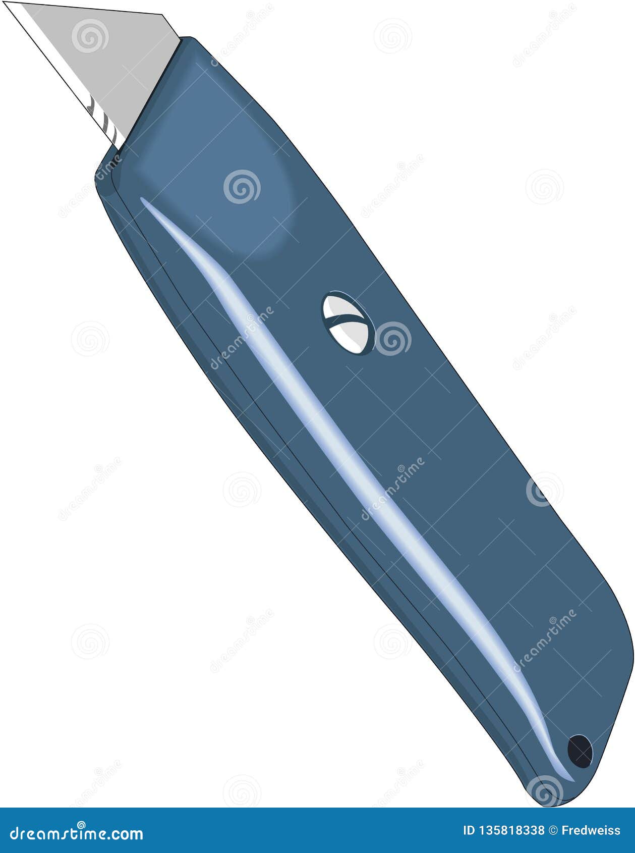 Utility Knife Clip Art Illustration Vector 198290943