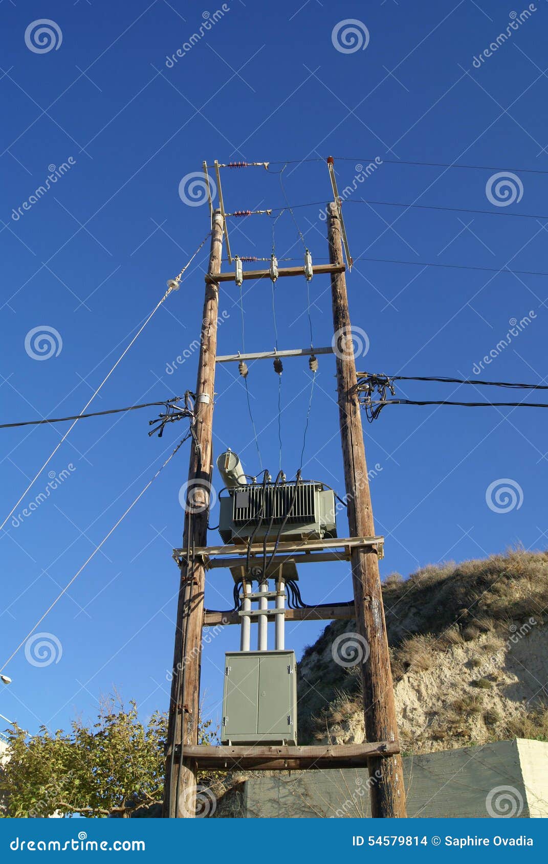 Power Line Circuit Breaker Stock Photo Image 25584510