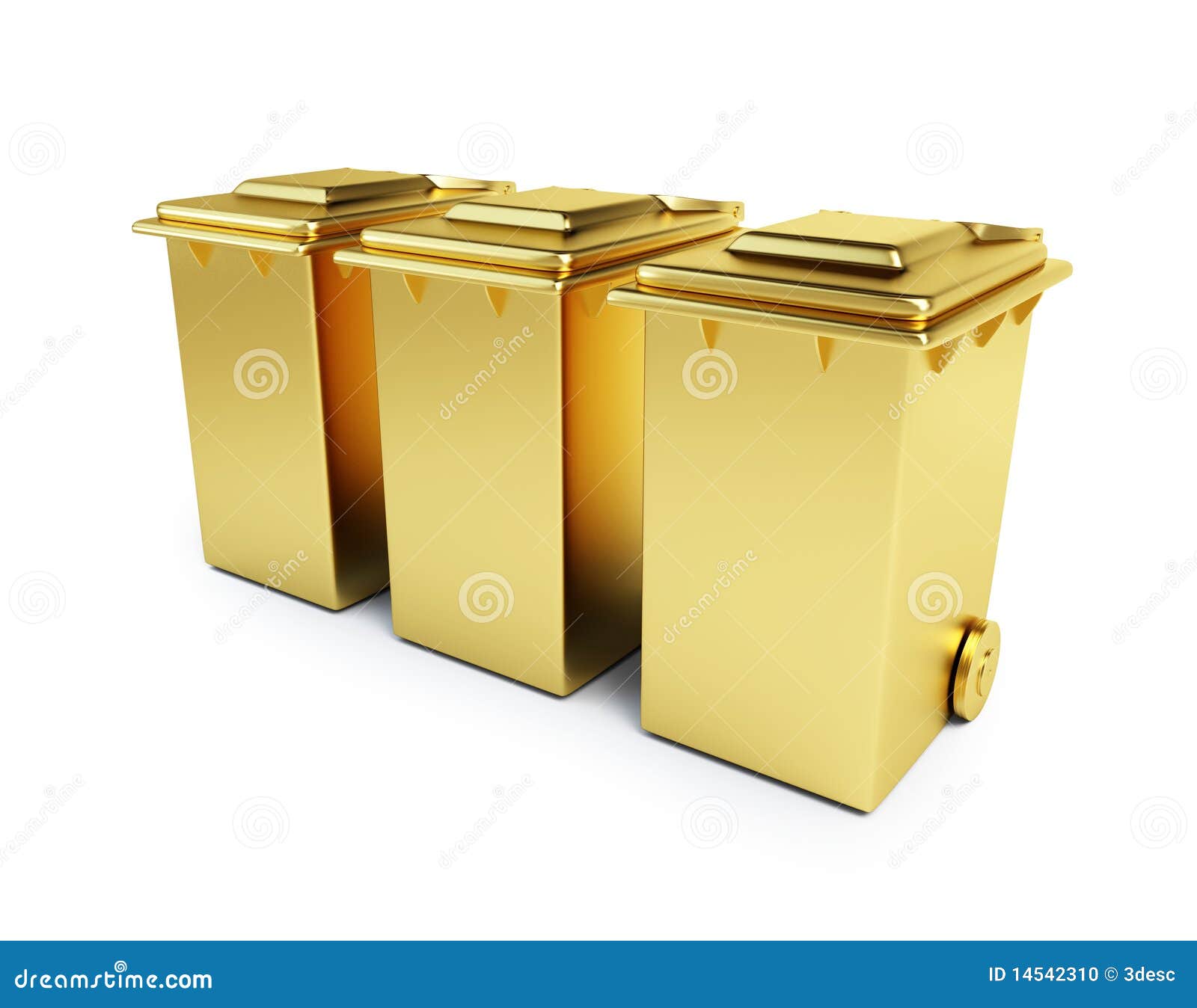 Utilization Of Garbage Gold Stock Photo Image 14542310