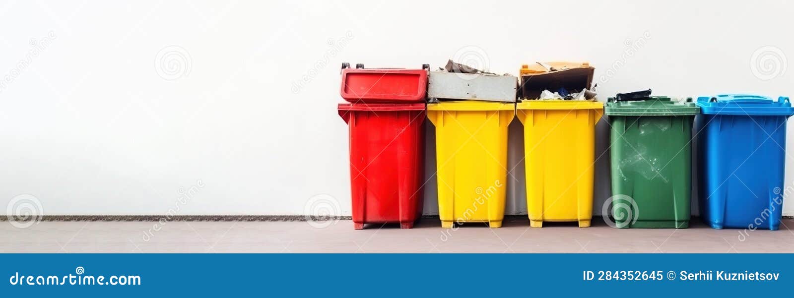 Utilization of Garbage, Waste. Ecological Concept of Separate ...