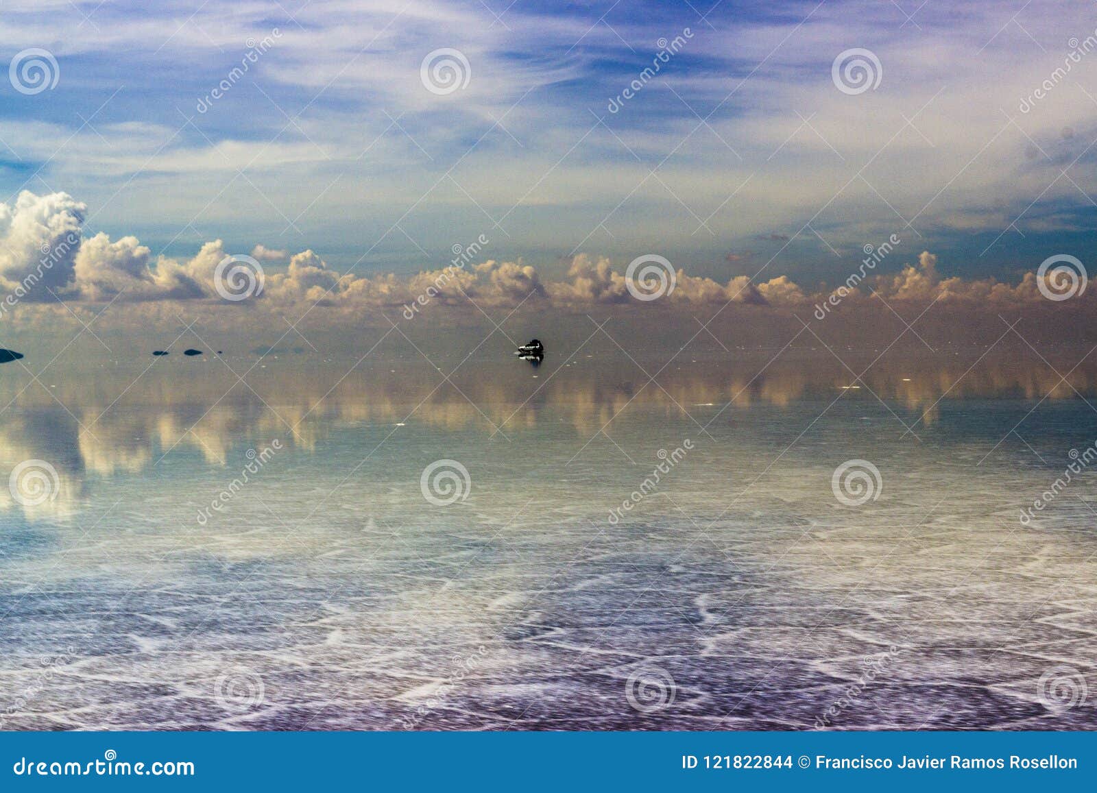 Traveling To Uyuni Salt Flats Along The Bolivian Altiplano An Amazing Journey From Chile To Bolivia An Awesome Awd Stock Photo Image Of Lake Holidays 121822844