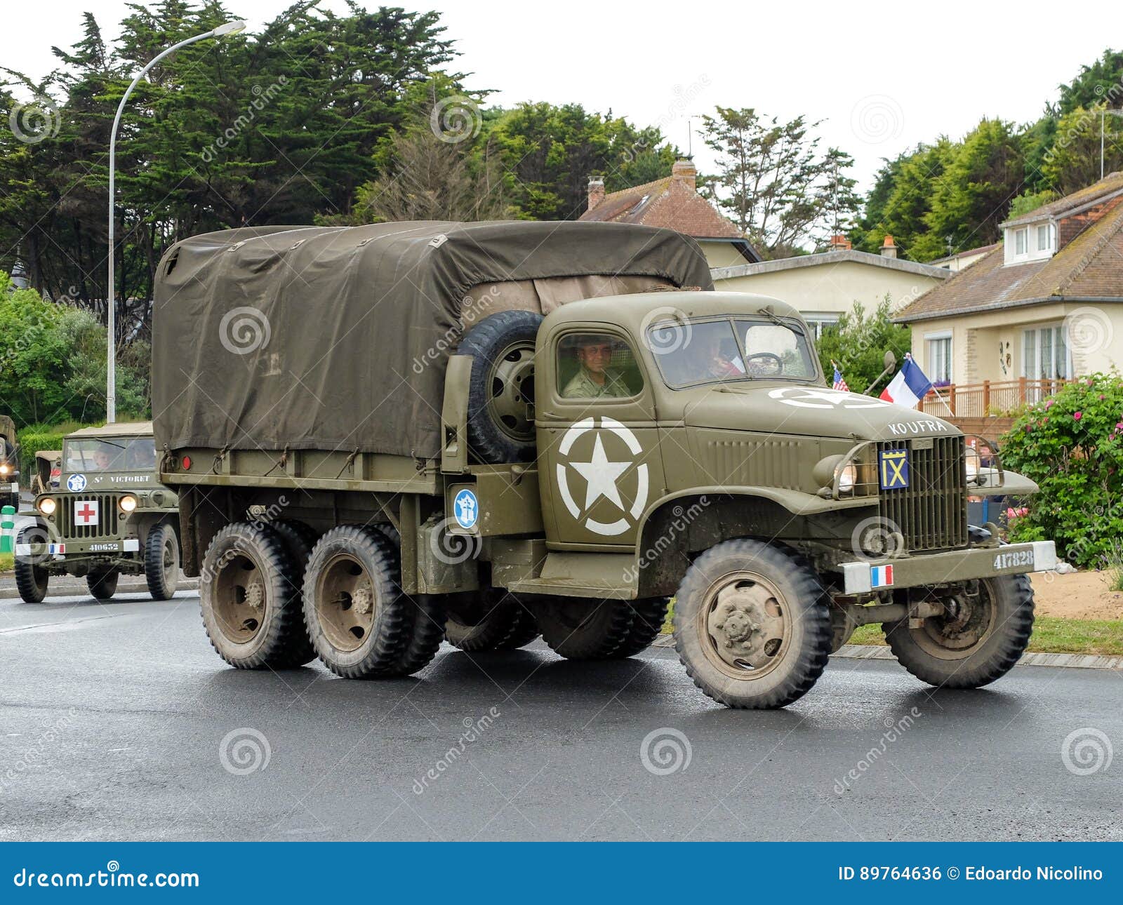 Véhicules Militaires En Normandie Pour La Célébration De Debarquement De  Jour J Photo éditorial - Image du armée, bataille: 89764636