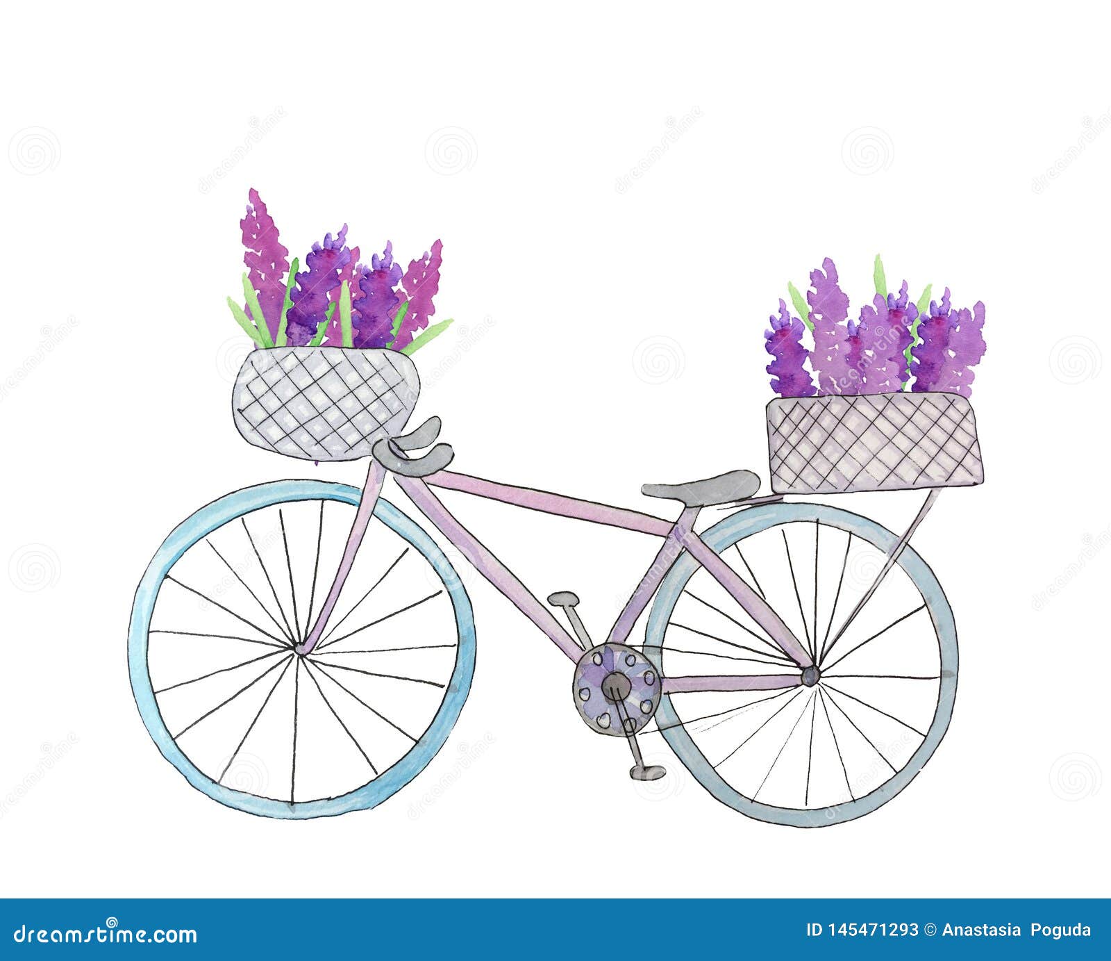 Velo Avec Des Fleurs Dans Le Panier Illustration Stock Illustration Du Classique Anniversaire Velo Avec Des Fleurs Dans Le Panier Illustration Stock Illustration Du Classique Anniversaire