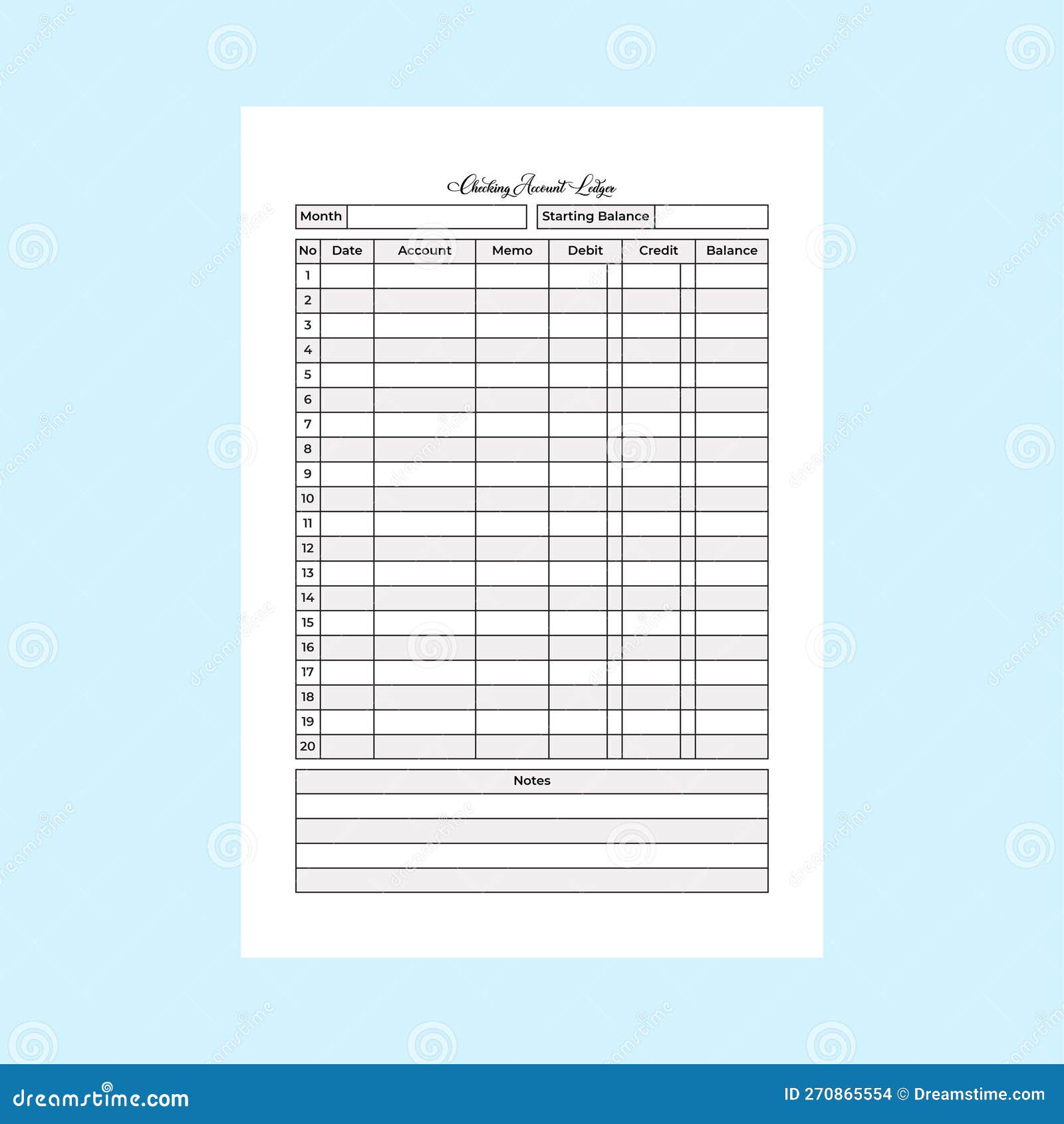 Vérification Compte Comptabilité Journal Livre Journal Kdp Intérieur.  Modèle De Vérificateur D'informations De Compte Bancaire Et Illustration de  Vecteur - Illustration du affaires, tourillon: 270865554