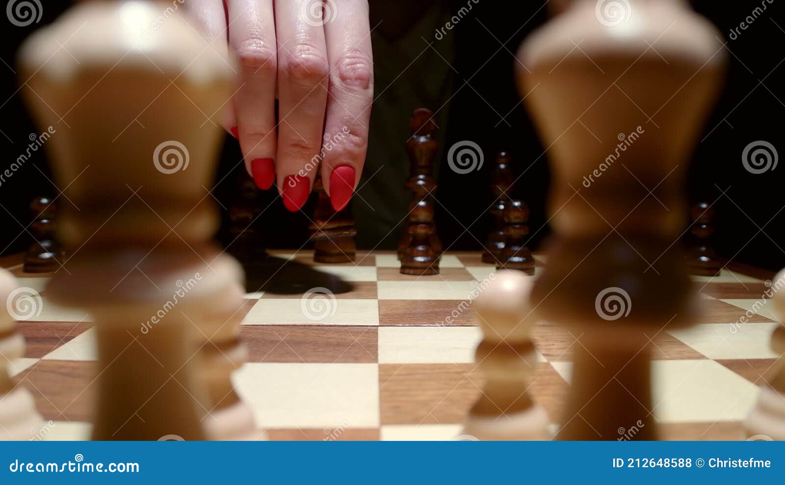 Jogando xadrez de madeira. peão branco contra o resto das figuras