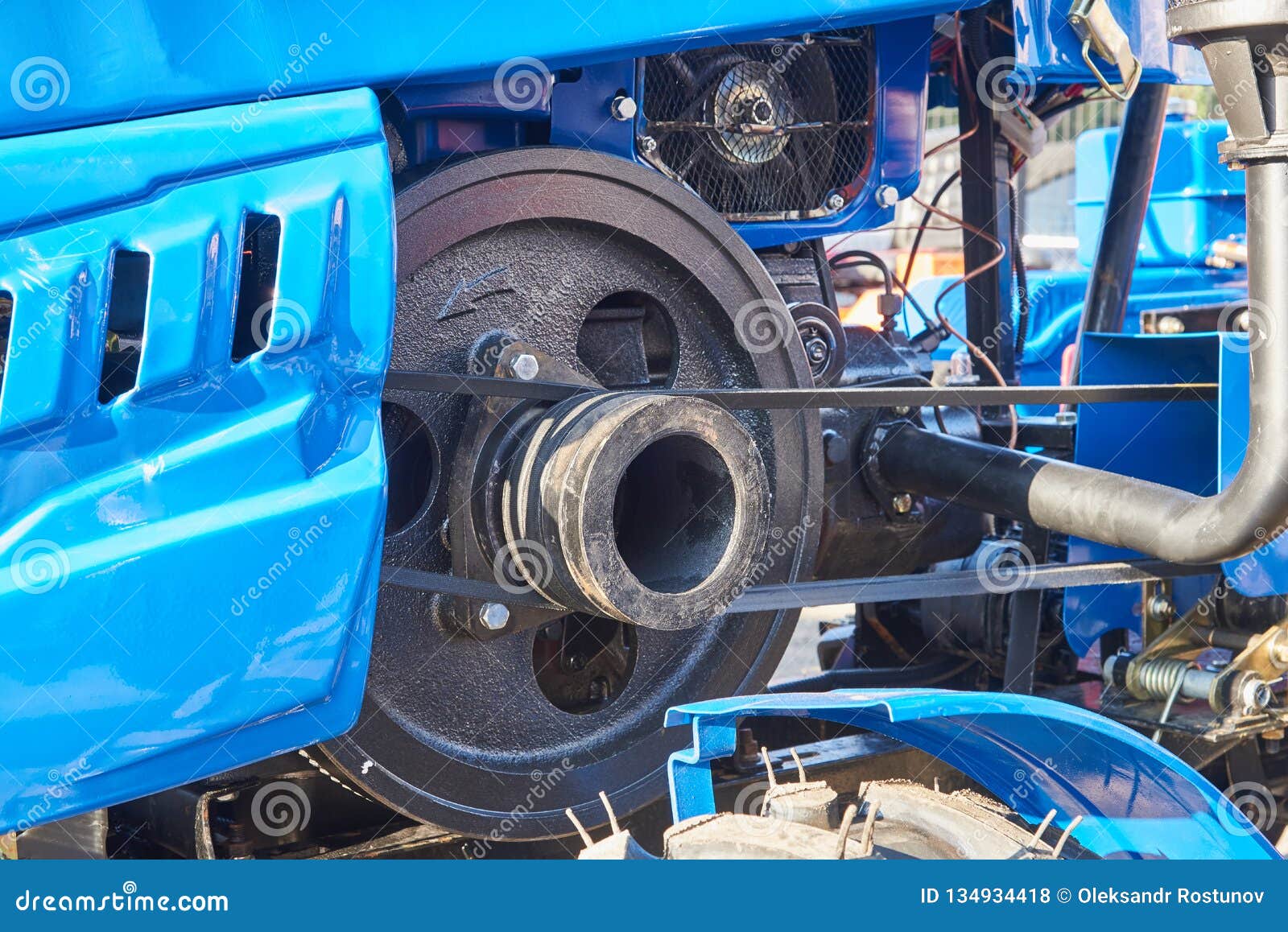 Vbelt Transmission of Energy from the Engine To the Gearbox Stock Photo Image of transmission