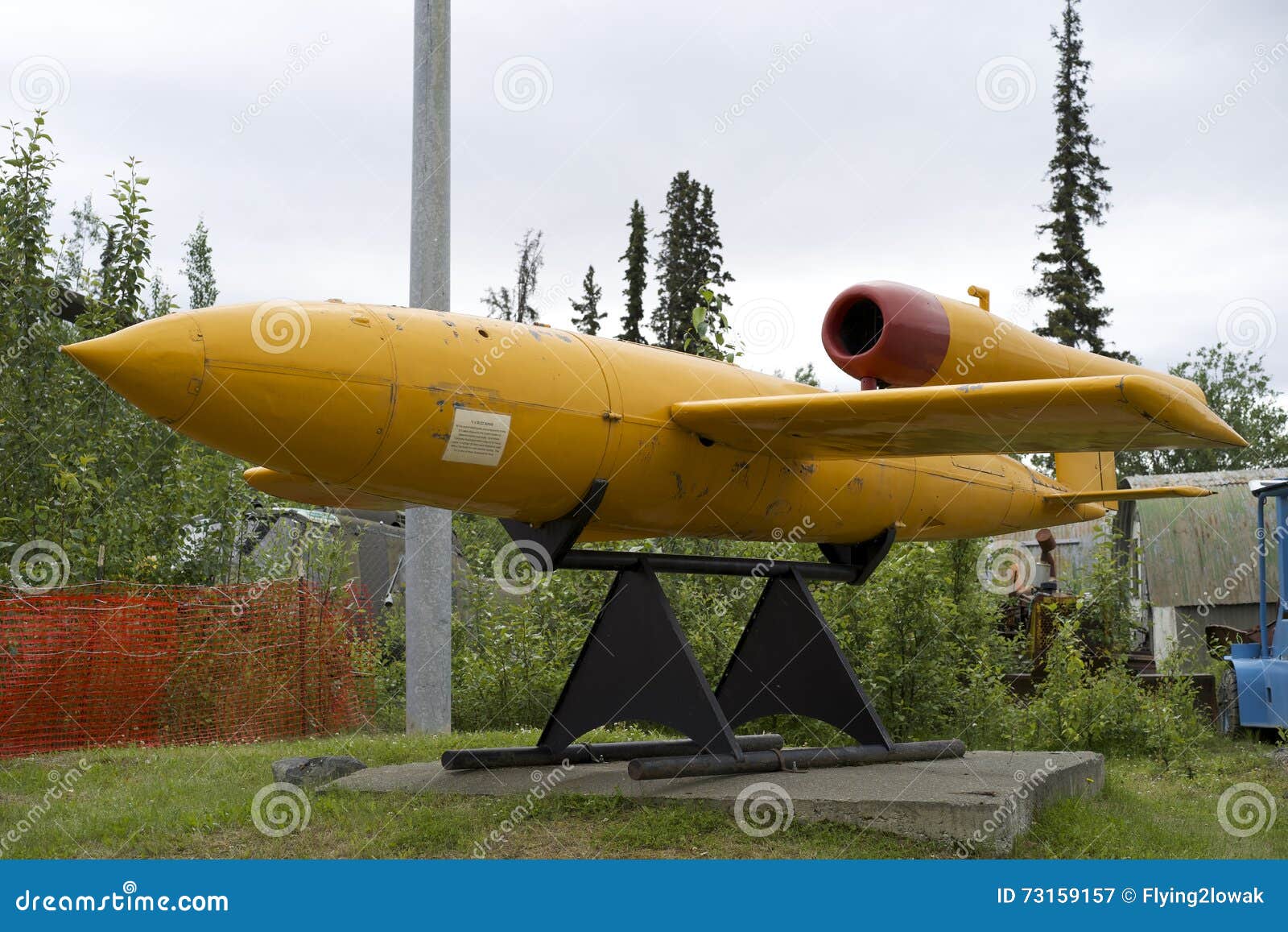 V-1 buzz bomb stock image. Image of bomb, flying, flew - 73159157